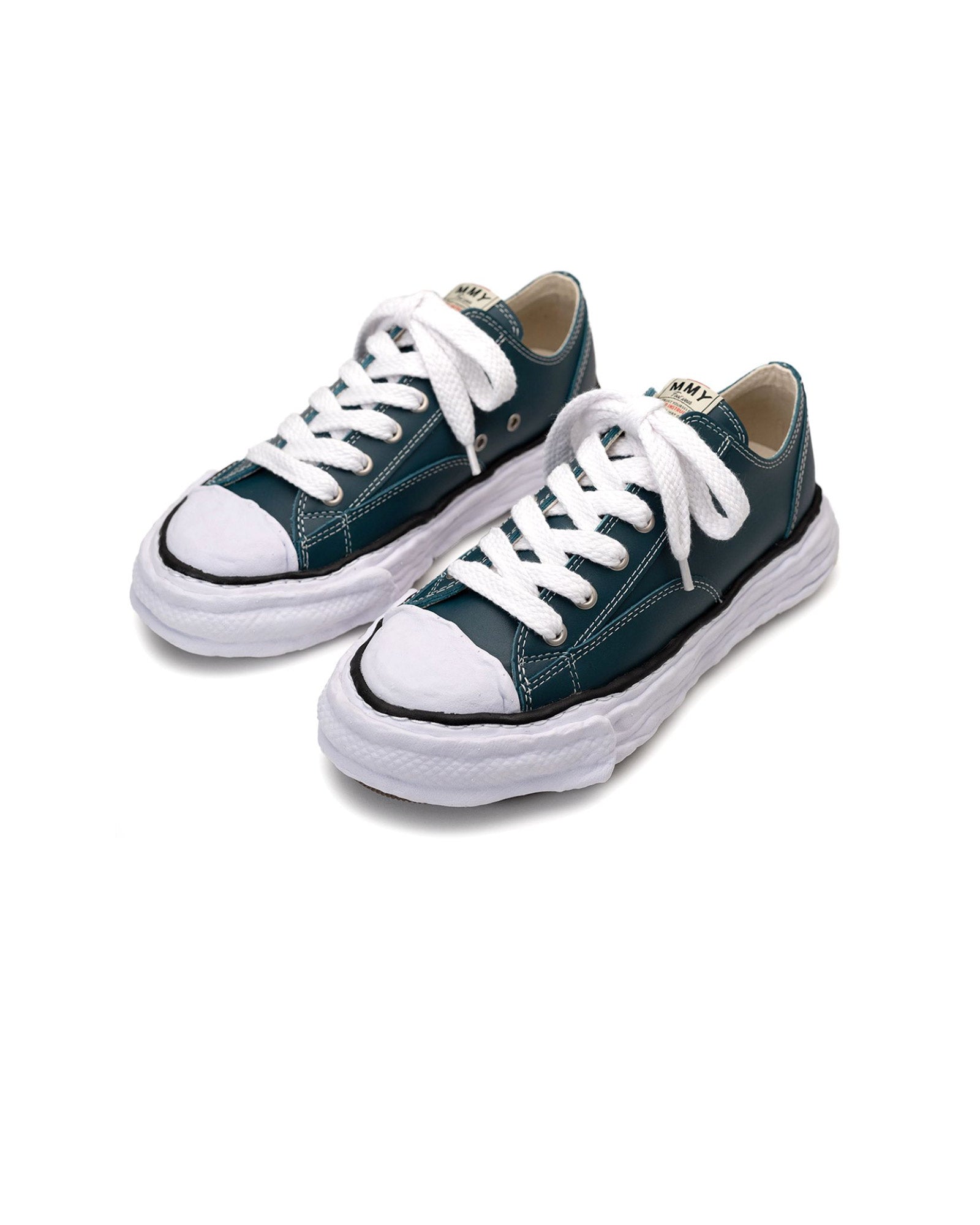 MIHARA YASUHIRO・Yasuhiro Mihara -  PTS23 LEATHER LOW-TOP / BLUE