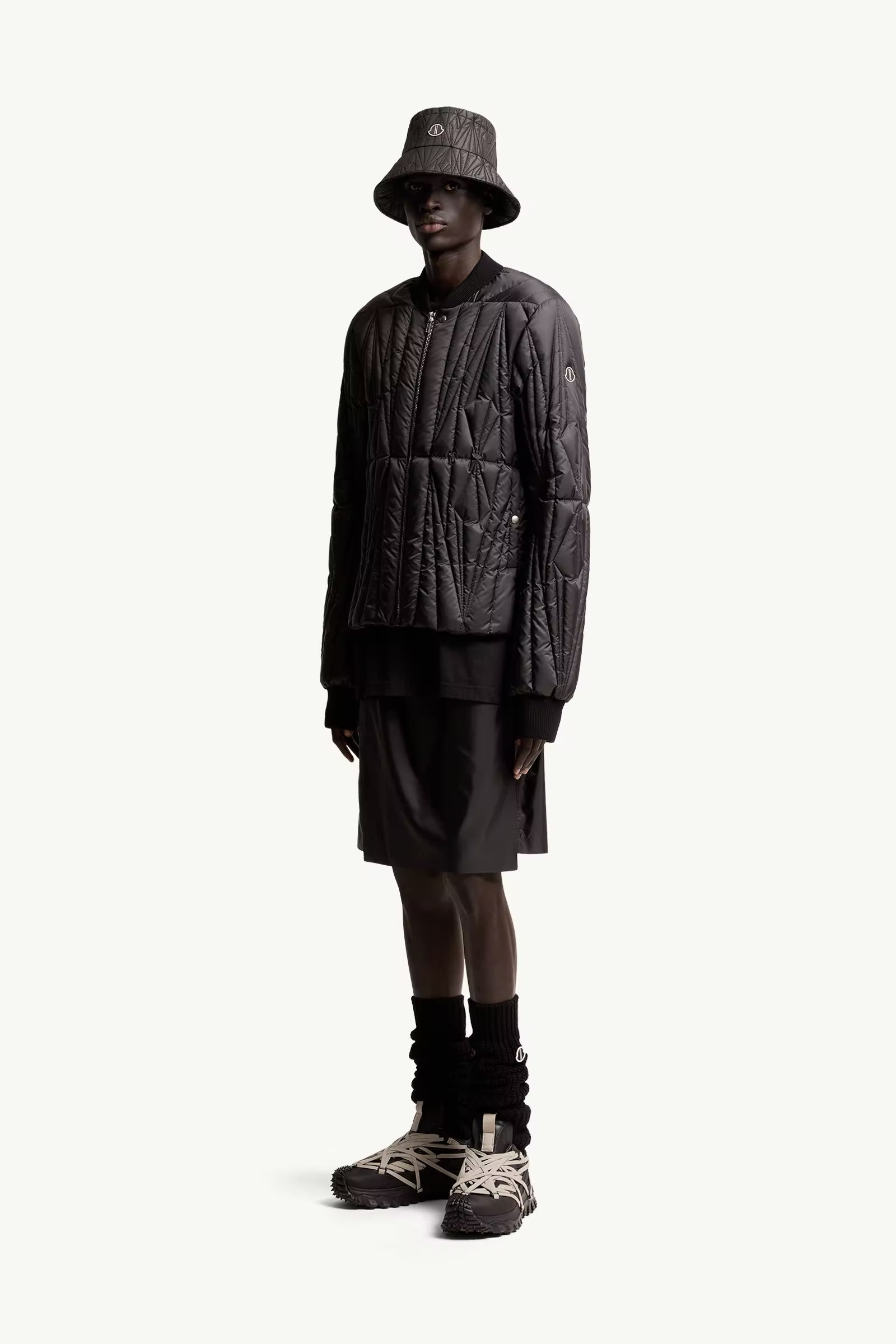 MONCLER GENIUS・moncler -  GEOCAMO FLIGHT JACKET / BLACK