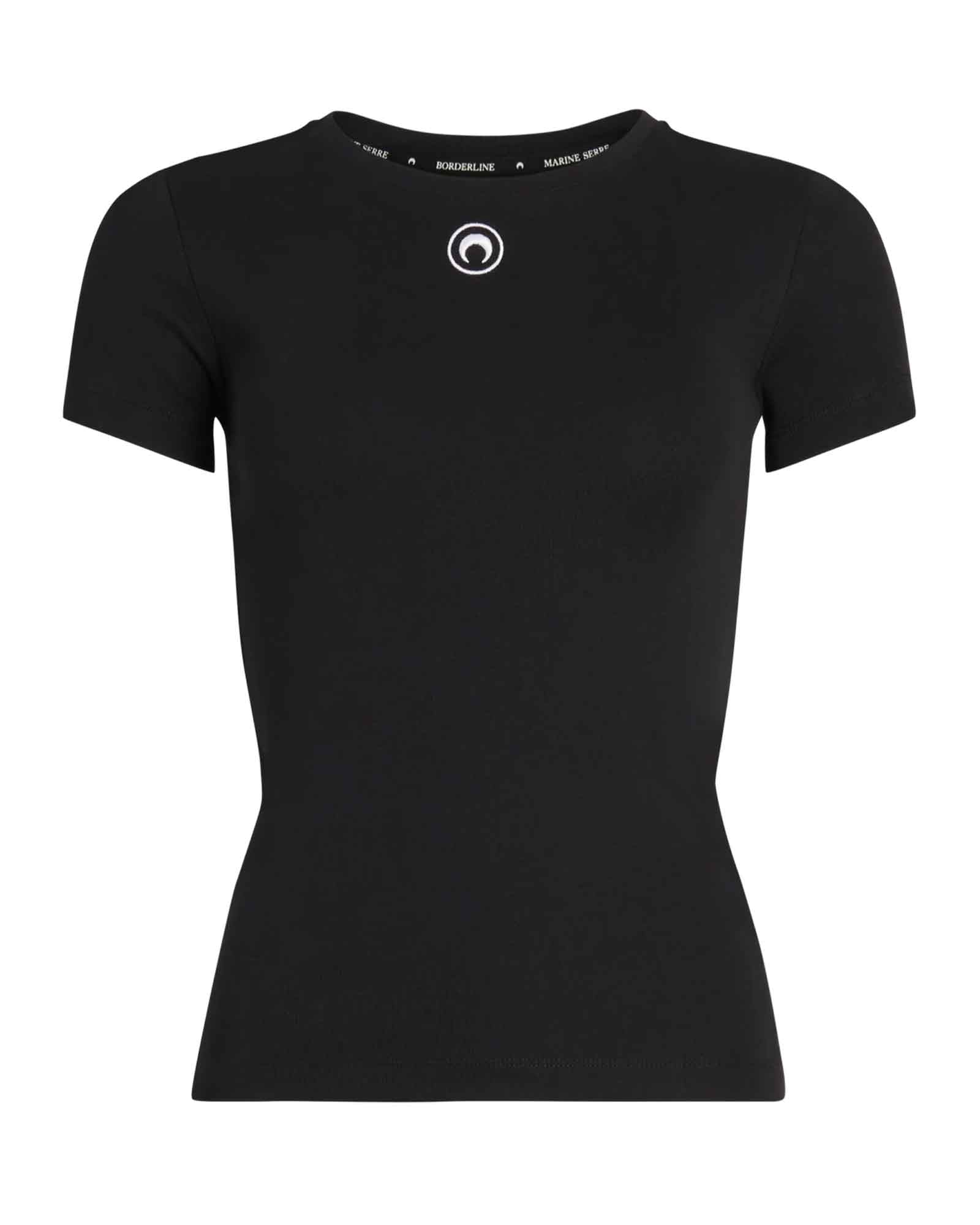 MOON LOGO JERSEY BABY FIT T-SHIRT / BLACK