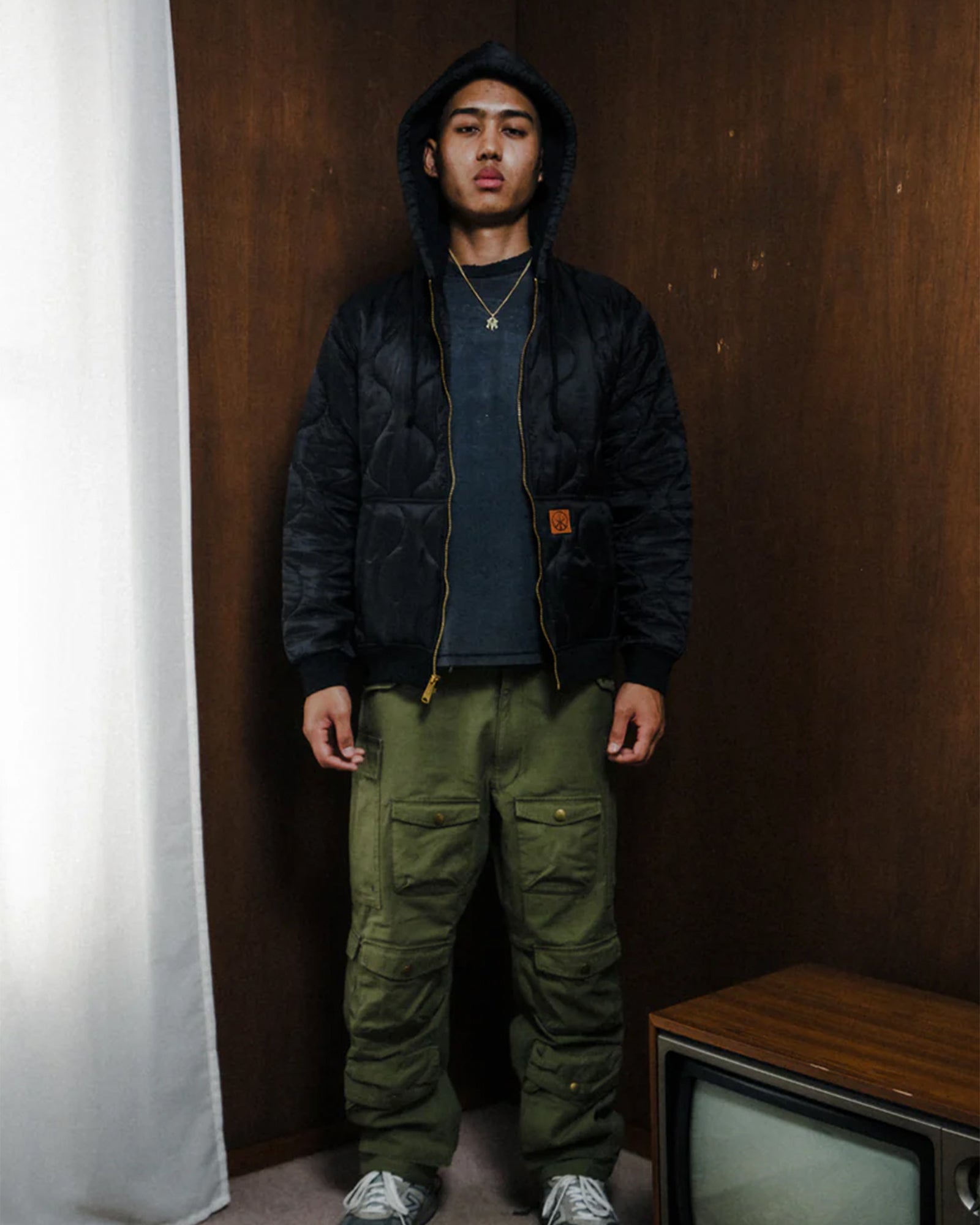 NVCLEAR・ニュークリア - ジャケット LINER ZIP HOODIE / BLACK