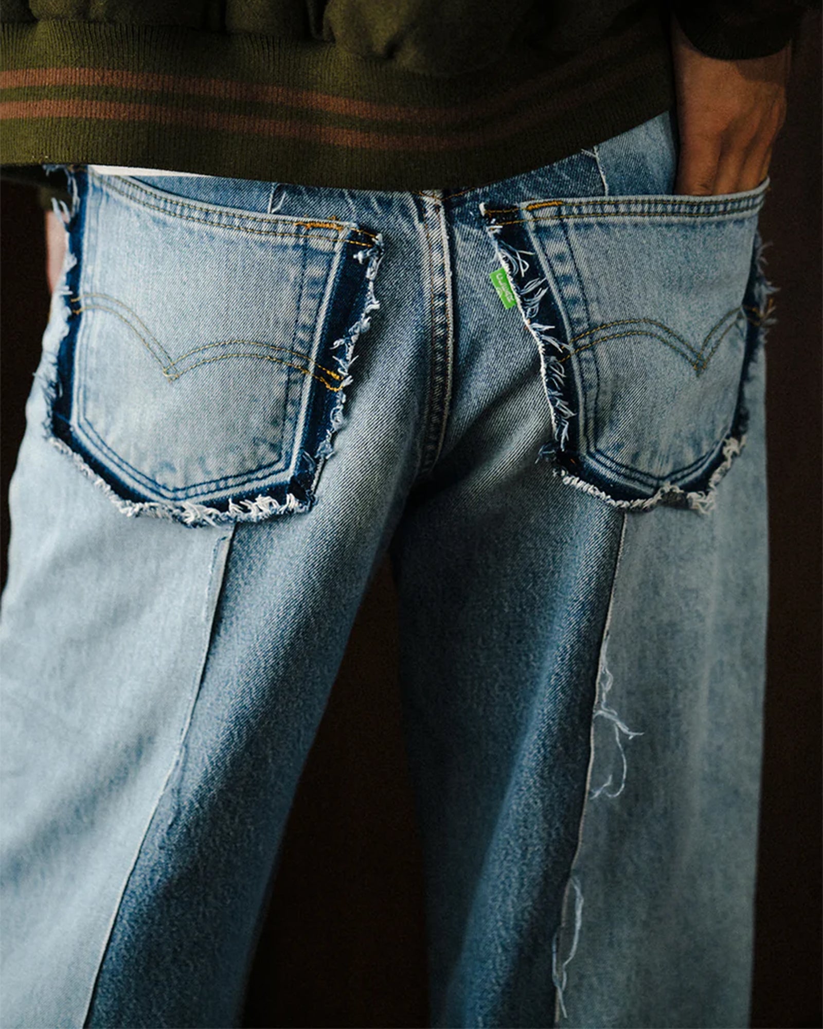 NVCLEAR・ニュークリア - デニムパンツ REMAKE WIDE DENIM PANTS / ASSORT BLUE