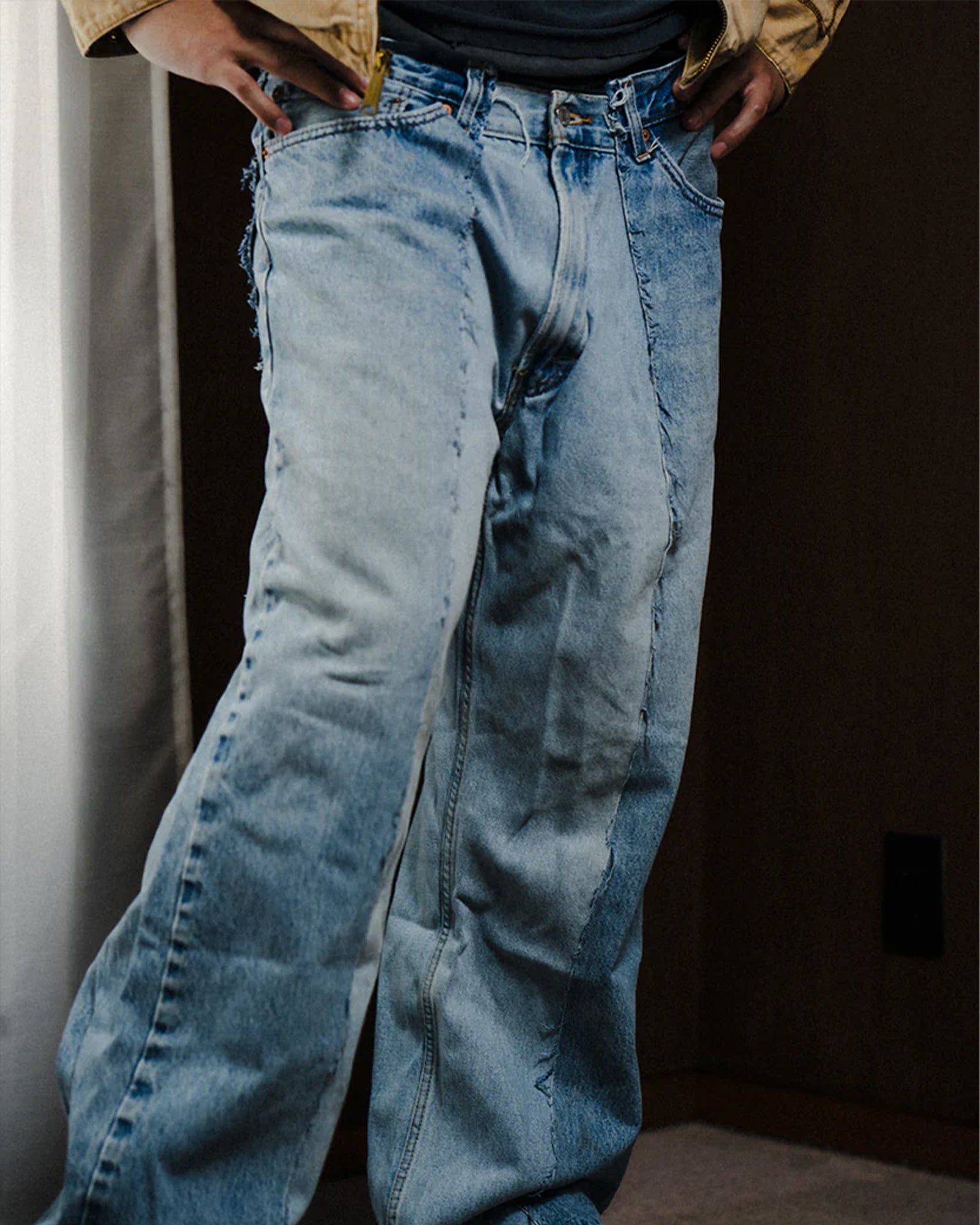 NVCLEAR・ニュークリア - デニムパンツ REMAKE WIDE DENIM PANTS / ASSORT BLUE