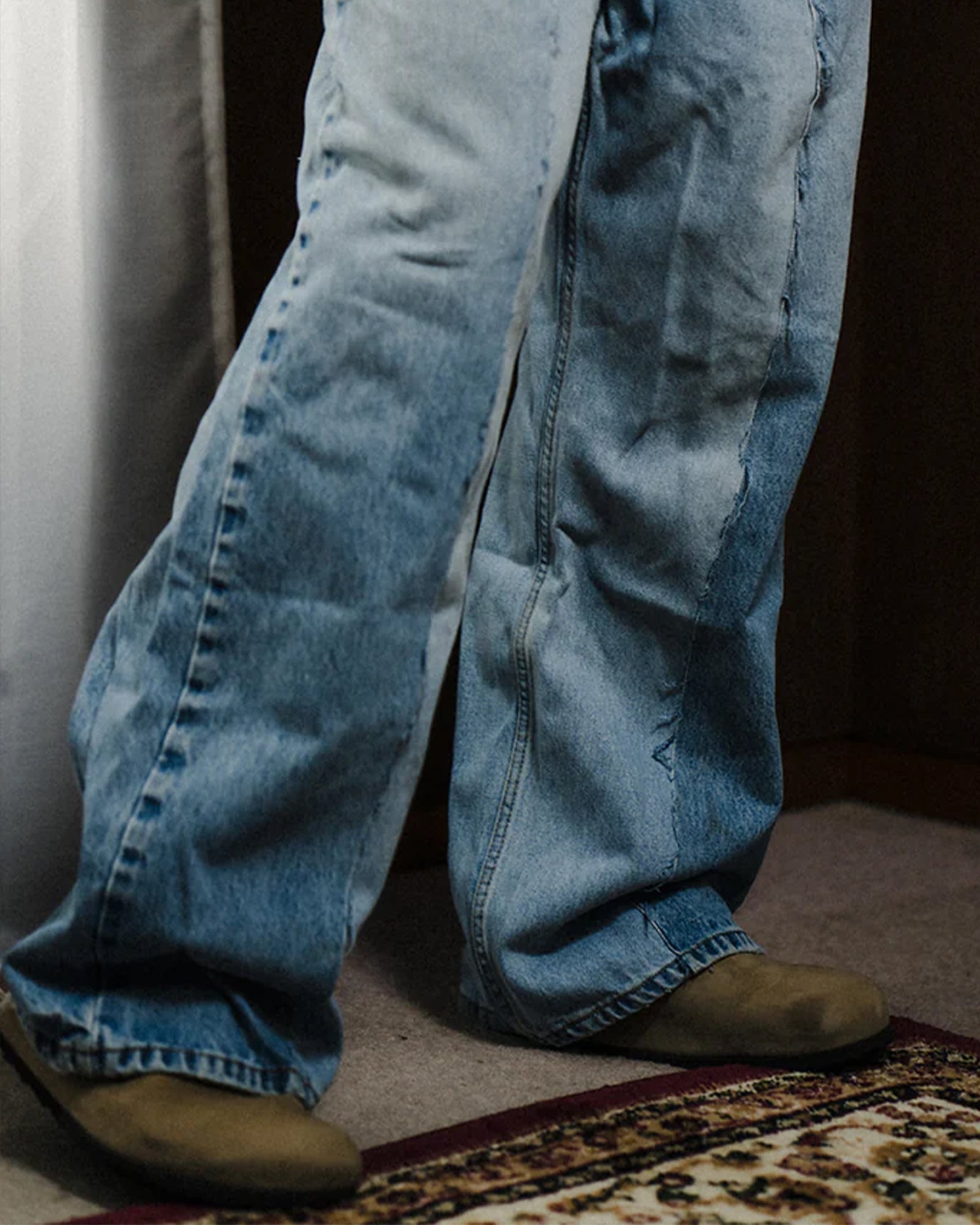 NVCLEAR・ニュークリア - デニムパンツ REMAKE WIDE DENIM PANTS / ASSORT BLUE