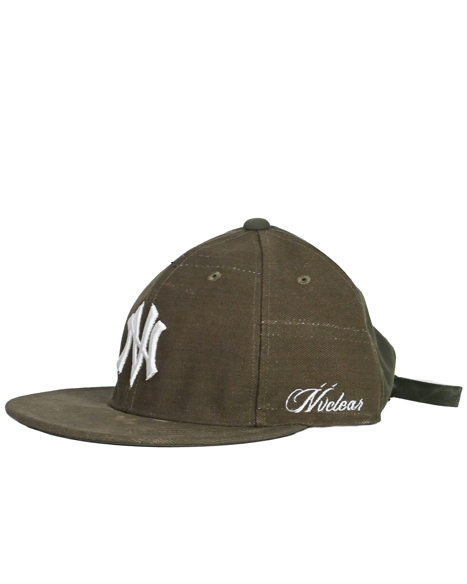 NVCLEAR・ニュークリア -  NV LOGO ARMY CAP-2 / KHAKI WHITE