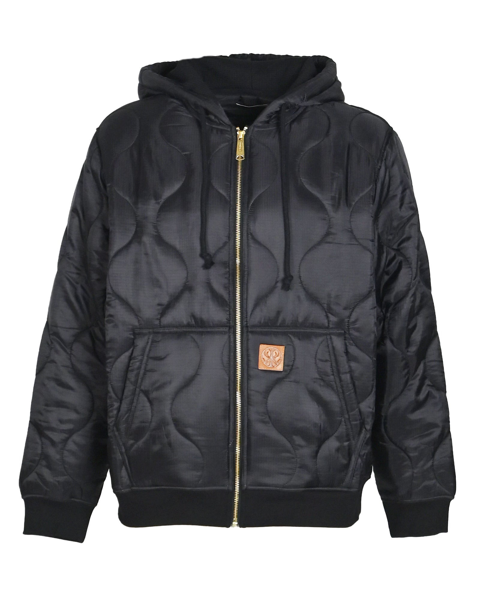 LINER ZIP HOODIE / BLACK