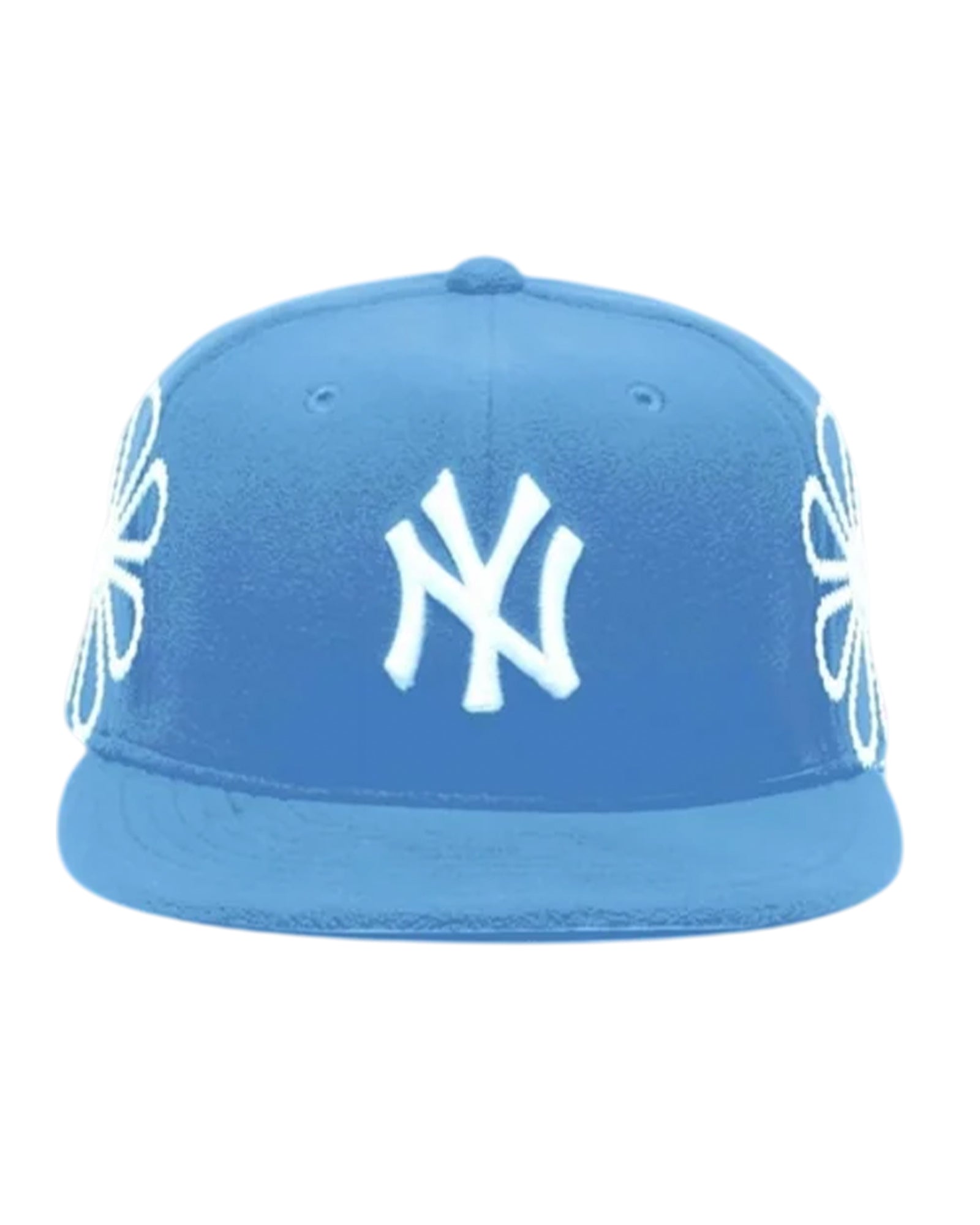 YANKEES PEARLZ EMBROIDERY HAT / PASTEL BLUE