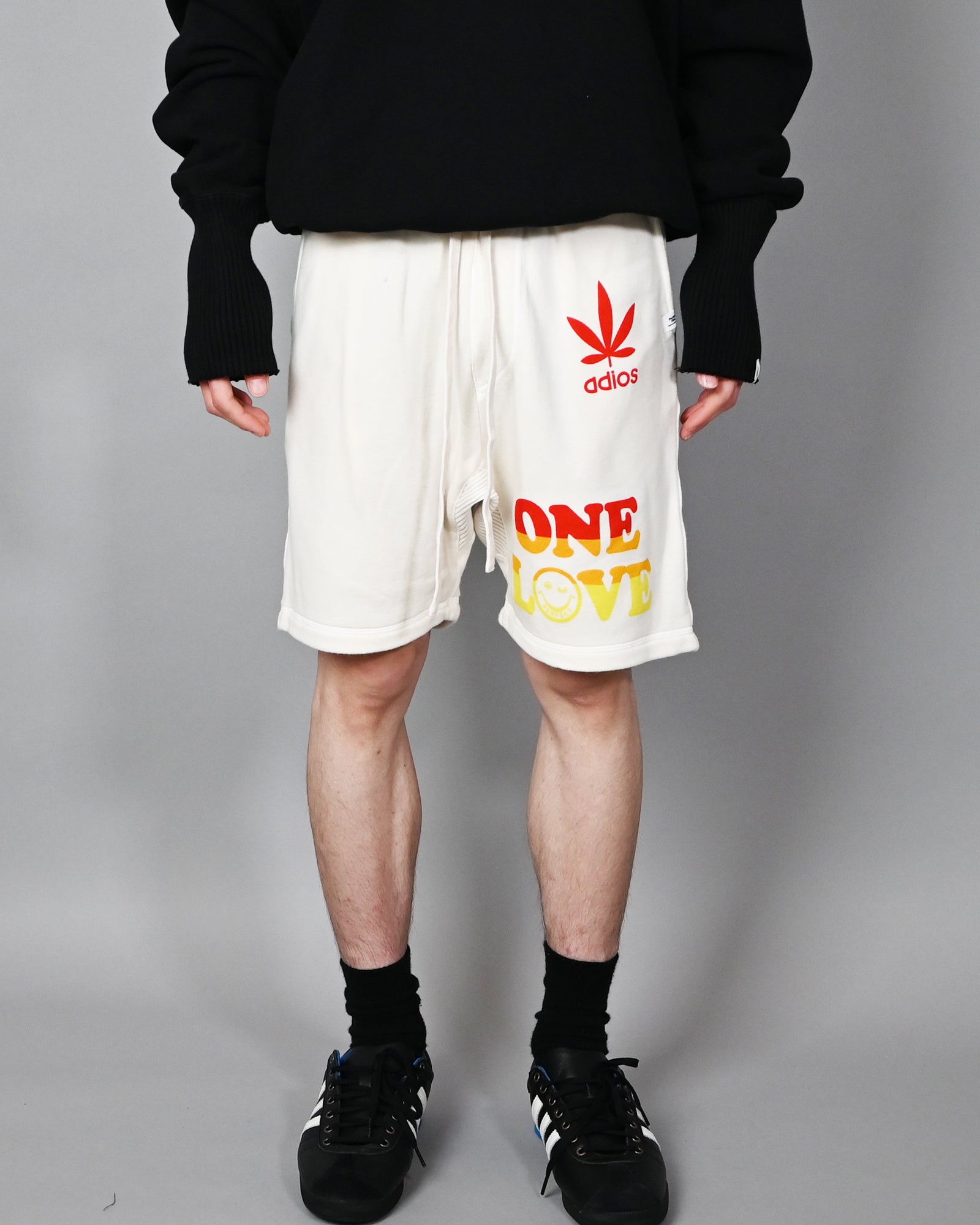 Perfectribs・パーフェクトリブズ - ハーフ・ショートパンツ ONE LOVE SWEAT SHORT PANTS / OFF WHITE