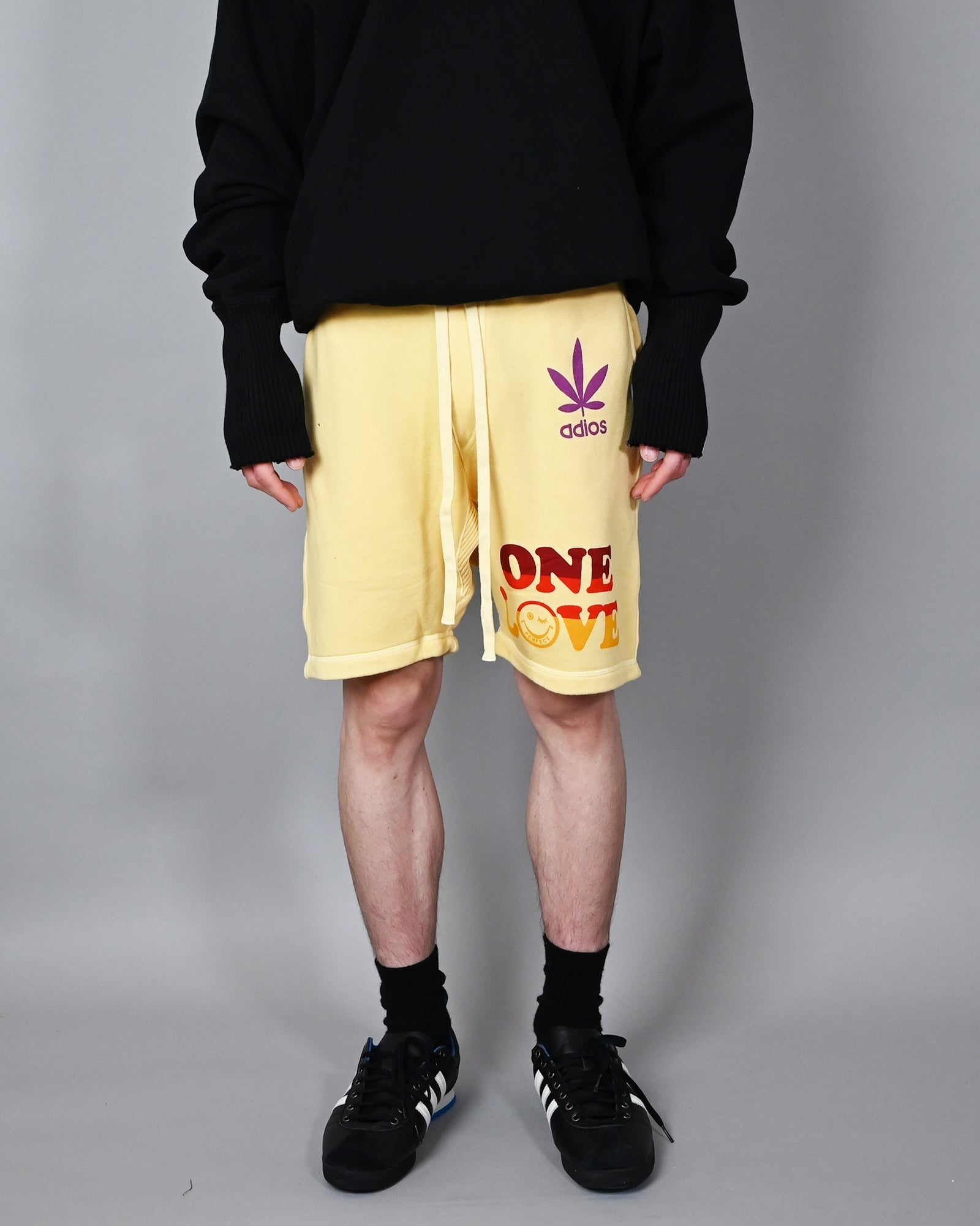 Perfectribs × ONE LOVE SWEAT SHORT PANTS /YELLOW