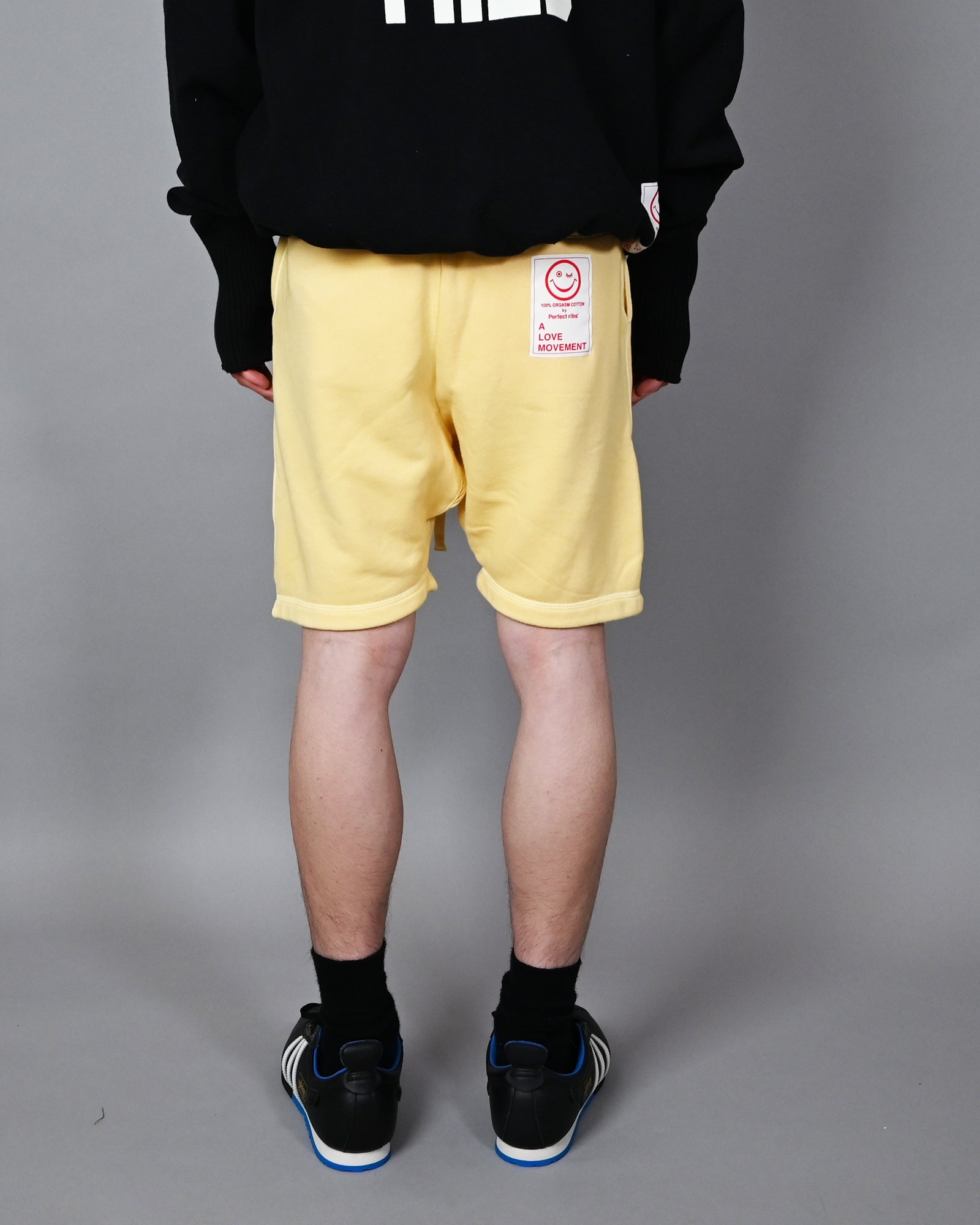 Perfectribs × ONE LOVE SWEAT SHORT PANTS /YELLOW