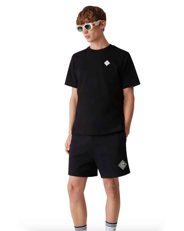CASABLANCA × PEARL DIAMOND CC PATCH T-SHIRT / BLACK