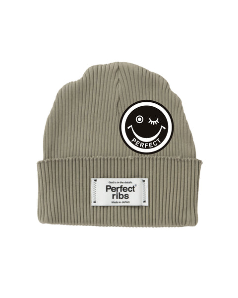 perfect ribs®(パーフェクトリブス) PATCH RIB BEANIE CAP