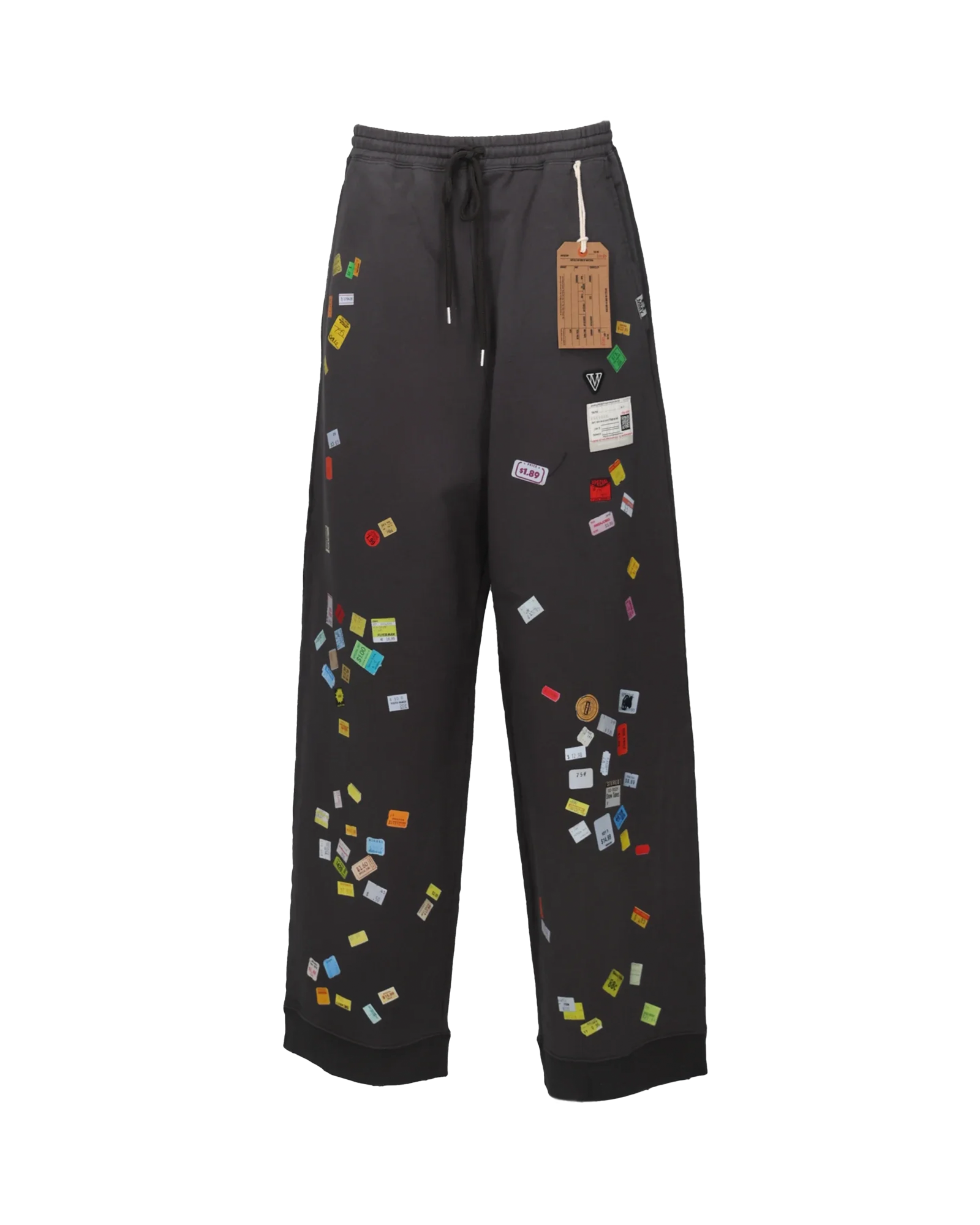 MIHARA YASUHIRO・ミハラヤスヒロ - スウェットパンツ PRICE STICKER SWEAT PANTS / BLACK