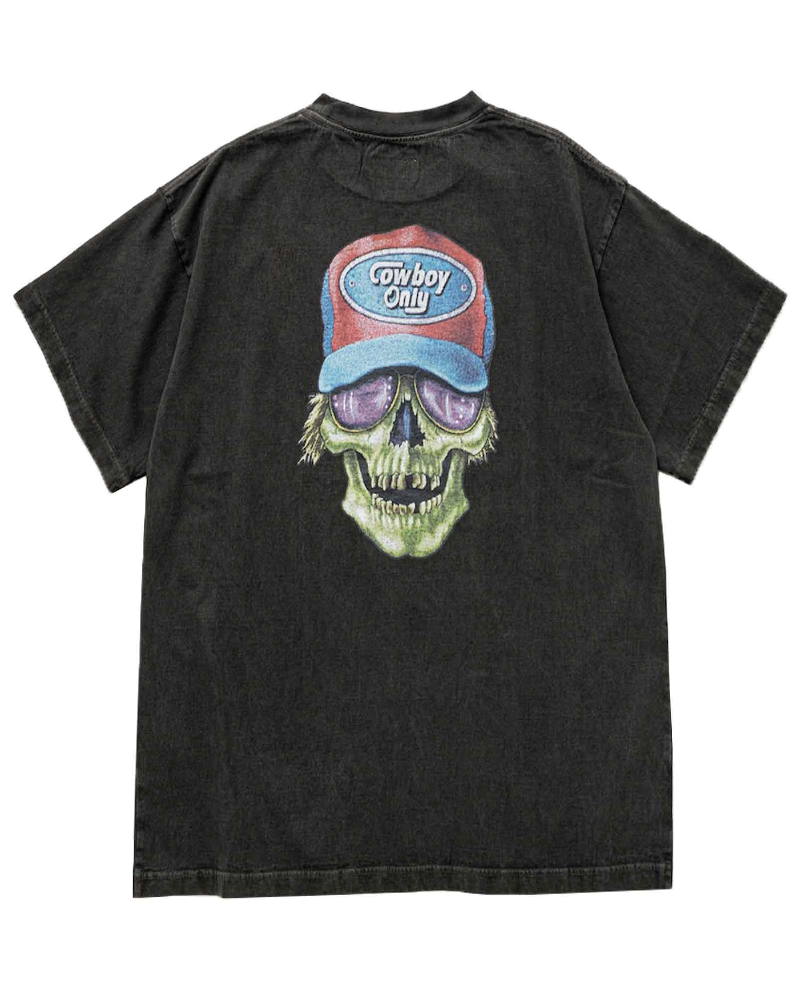 LASTMAN・ラストマン - Tシャツ・カットソー PRINTED TEE -TRUCKER- / BLACK