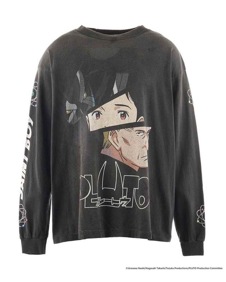 ©SAINT M××××××・セントマイケル - L/S Tシャツ PT_LS TEE/PLUTO / BLACK