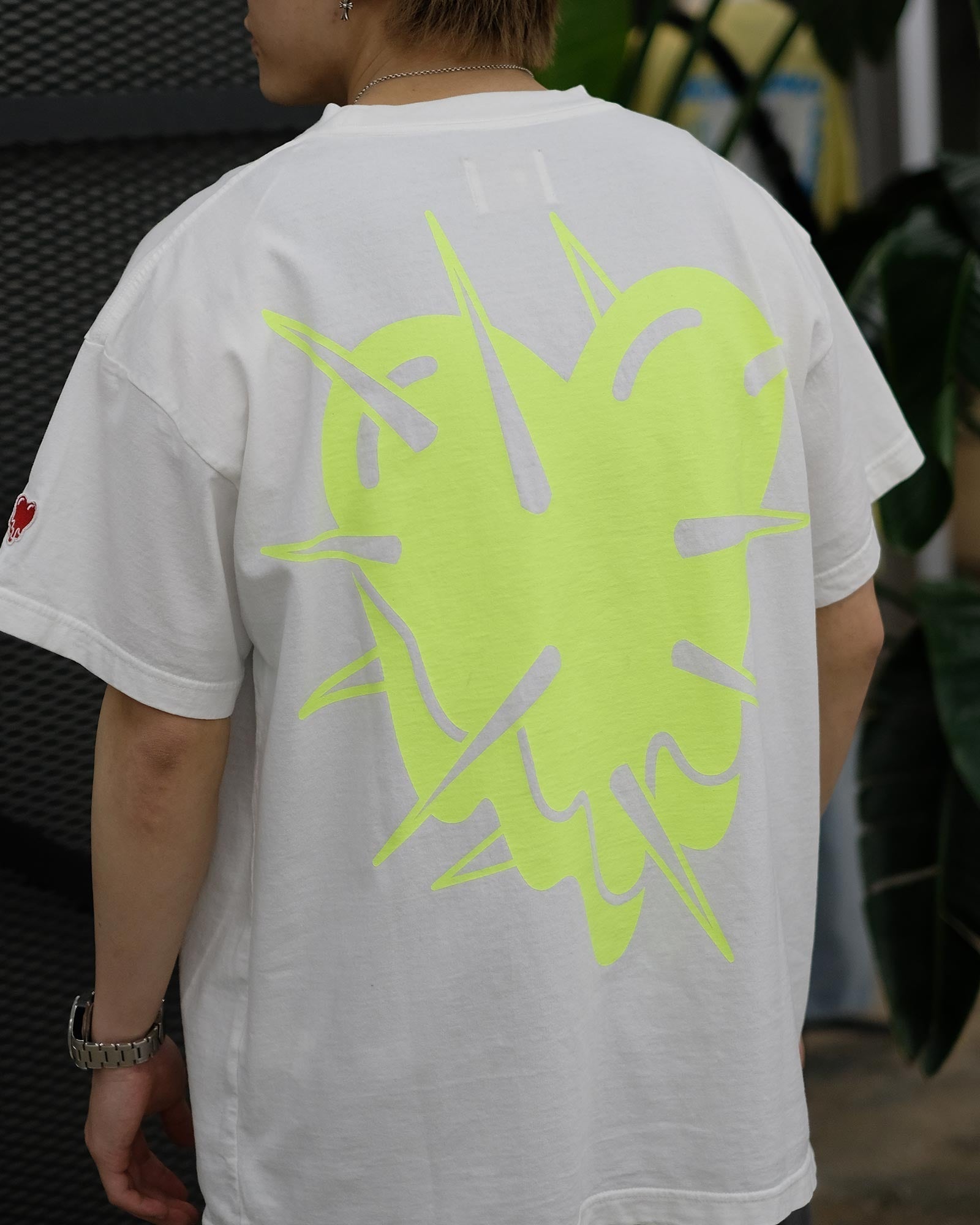 EMOTIONALLY UNAVAILABLE × PUNK SPIKE TEE / WHITE