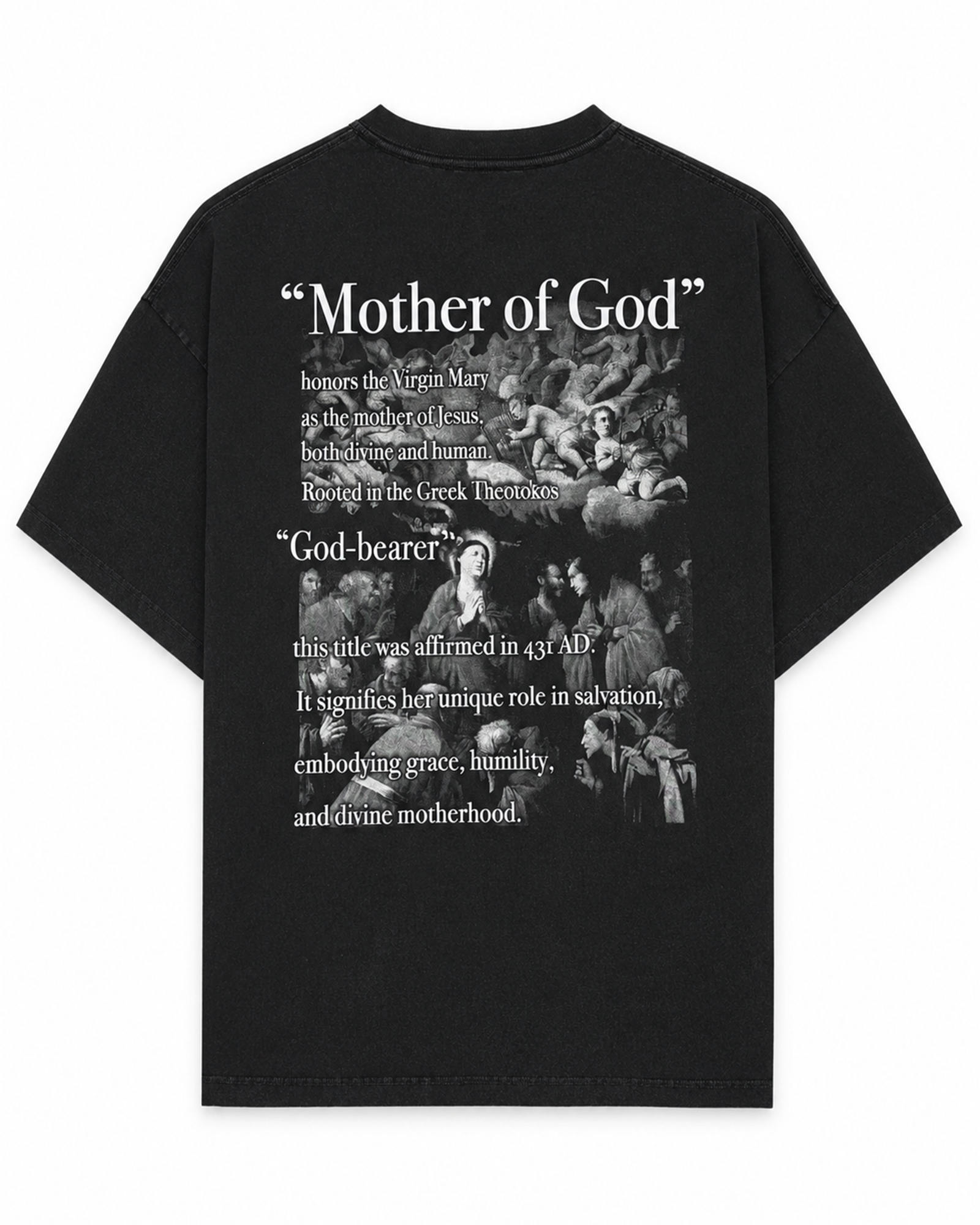 Rebelle de luxe・ルベルドゥリュクス - Tシャツ・カットソー RDL S/S MOTHER OF GOD TEE /  BLACK