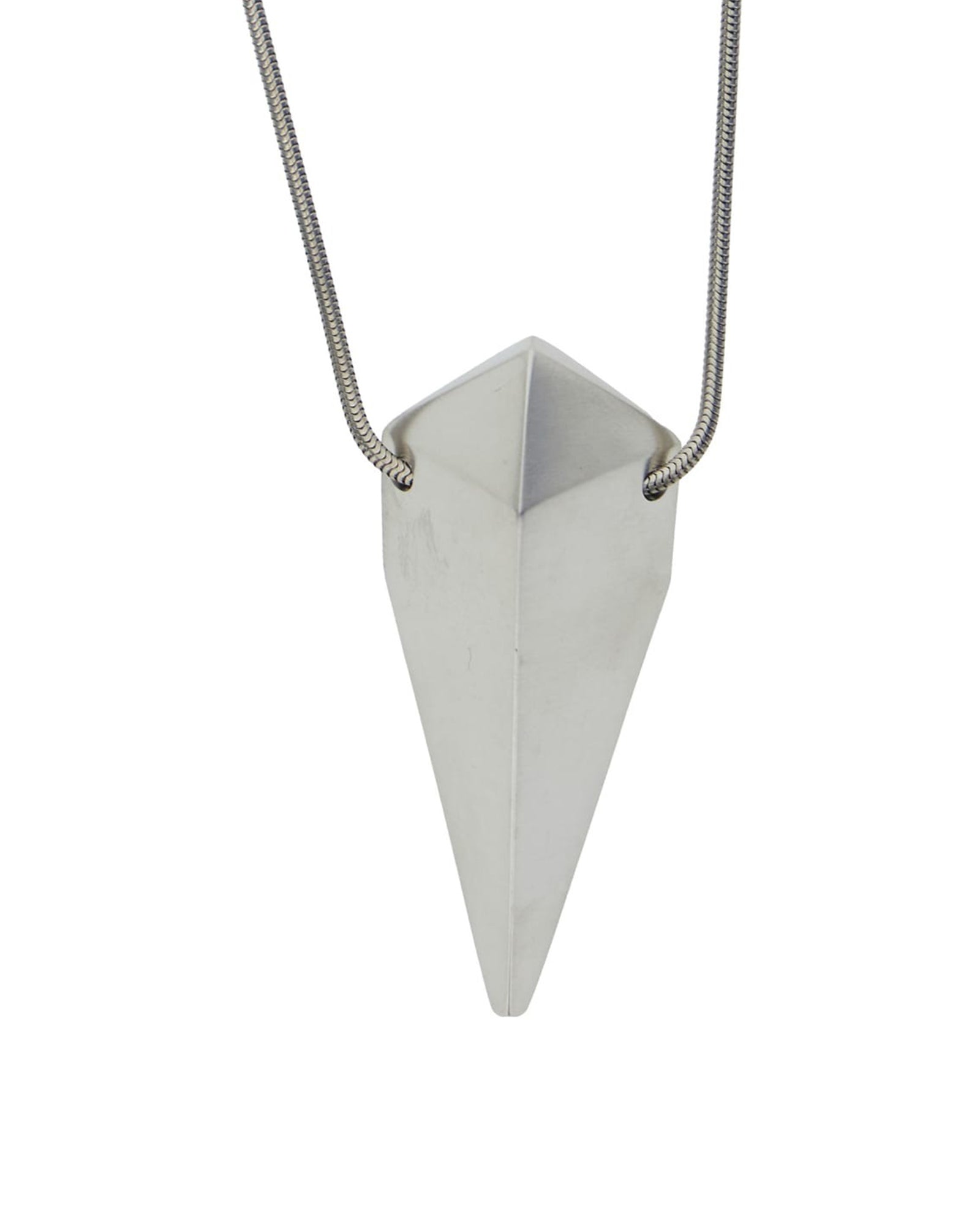 RICK OWENS・リック オウエンス - ネックレス PYRAMID CHARM / SILVER