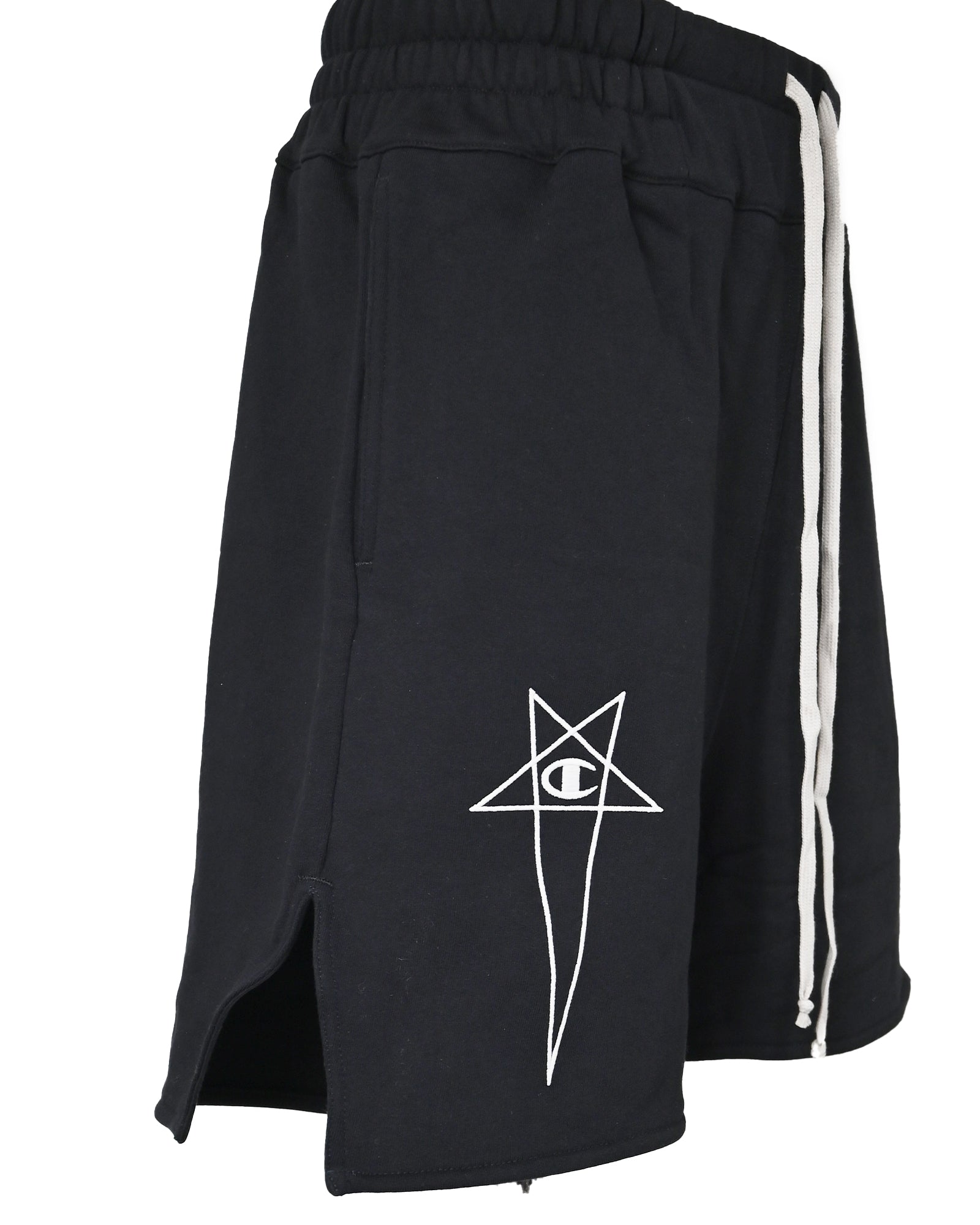 RICK OWENS・リック オウエンス - ハーフ・ショートパンツ SHORTS / BLACK