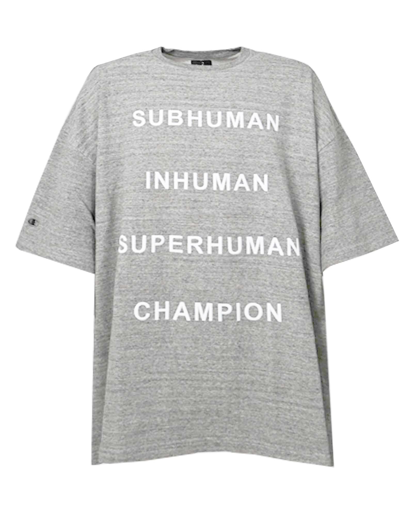 RICK OWENS / CHAMPION / TOMMY T / GRAY / Tシャツ