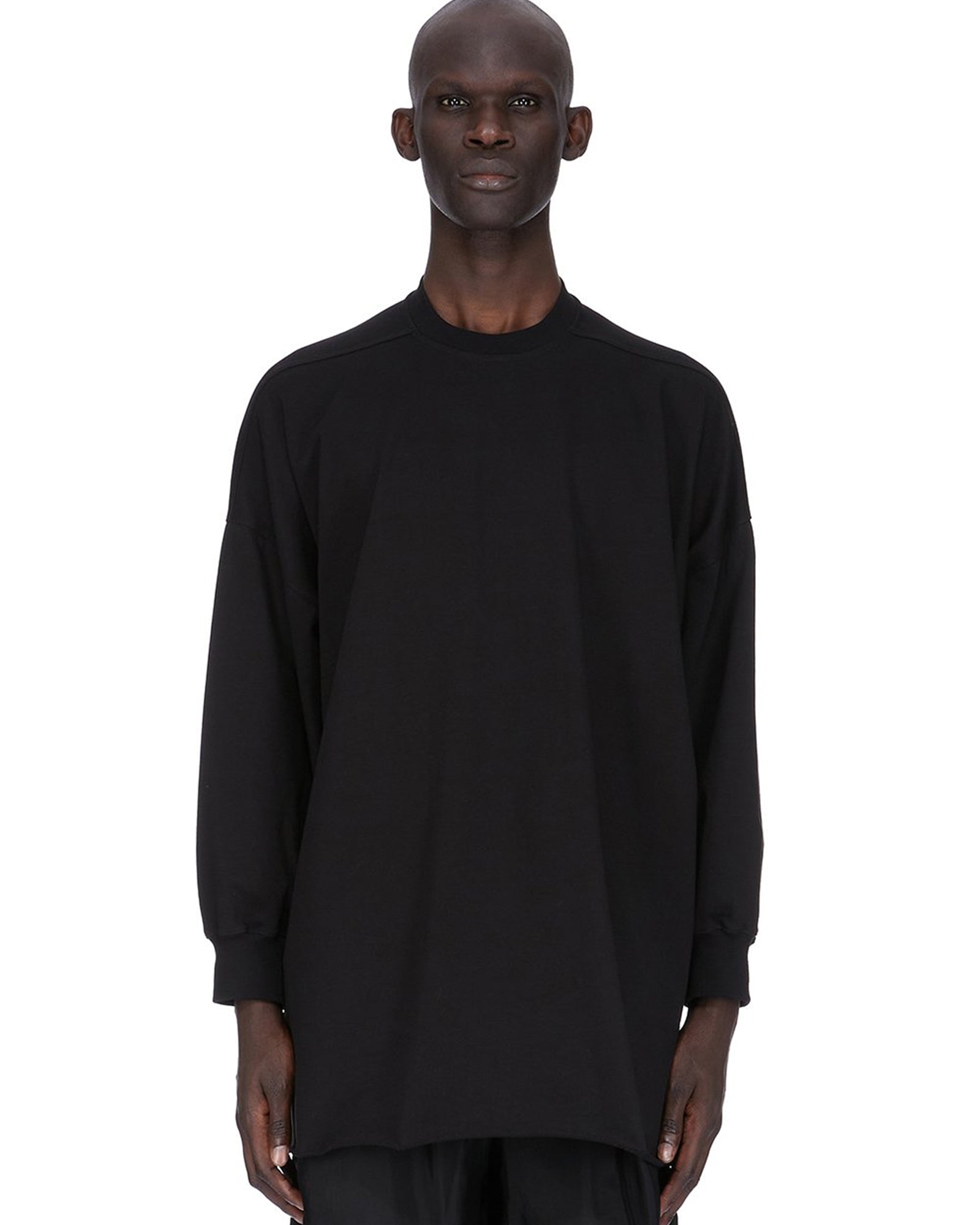RICK OWENS・リック オウエンス - L/S Tシャツ LEVEL LS T / BLACK