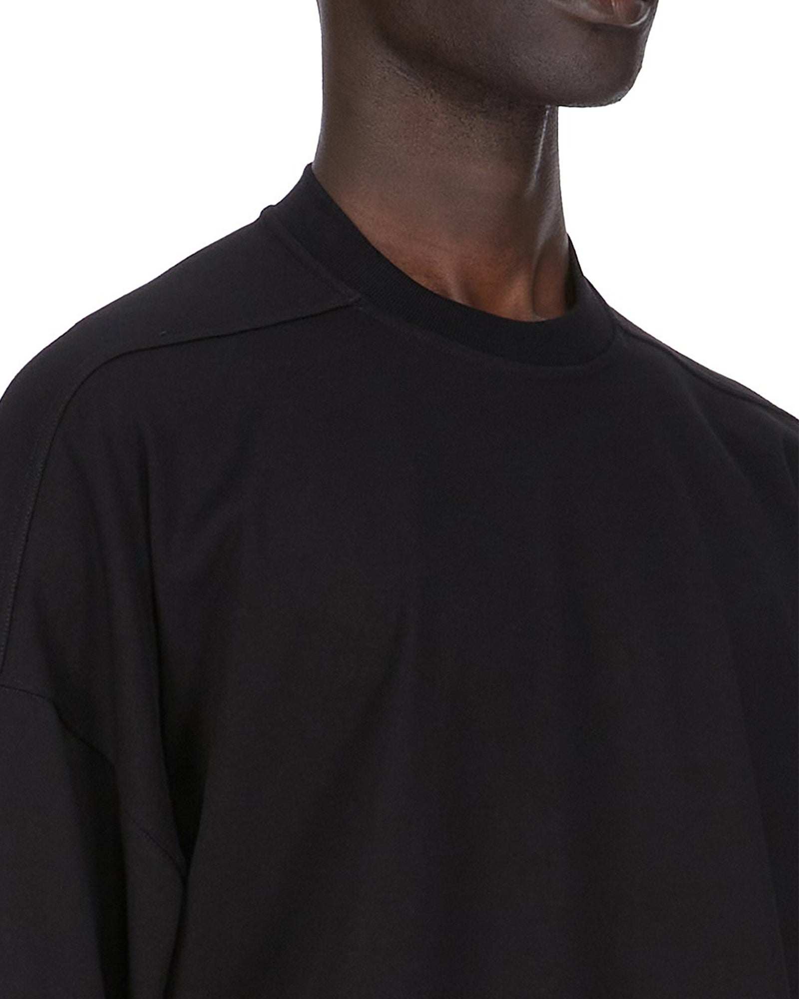 RICK OWENS・リック オウエンス - L/S Tシャツ LEVEL LS T / BLACK