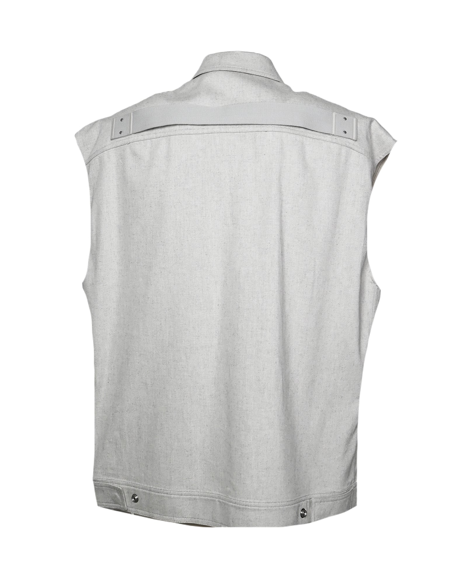 RICK OWENS・リック オウエンス - シャツ SLEEVELESS JUMBO OUTERSHIRT / DINGE