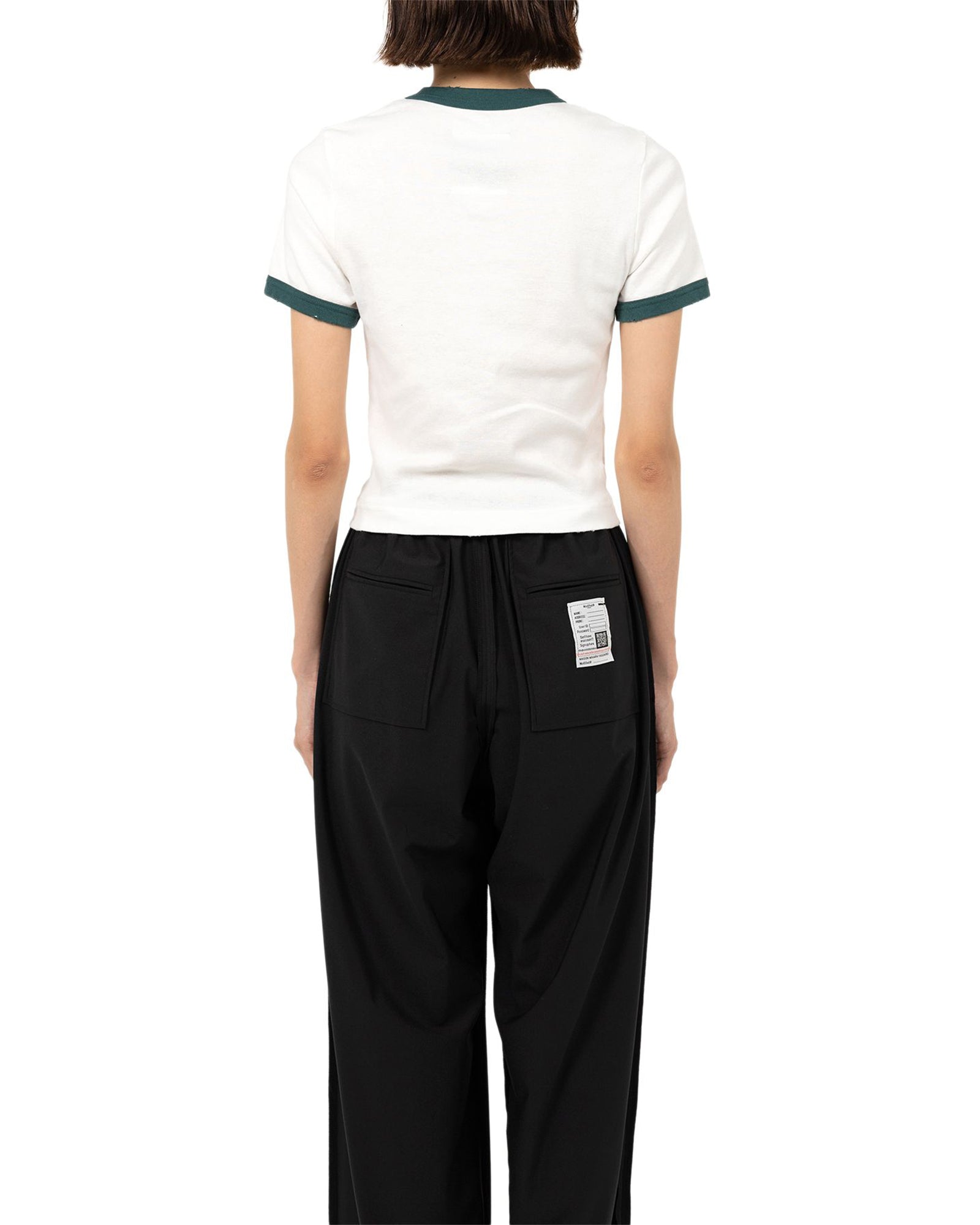 MIHARA YASUHIRO・ミハラヤスヒロ - Tシャツ・カットソー RINGER MINI TEE / WHITE