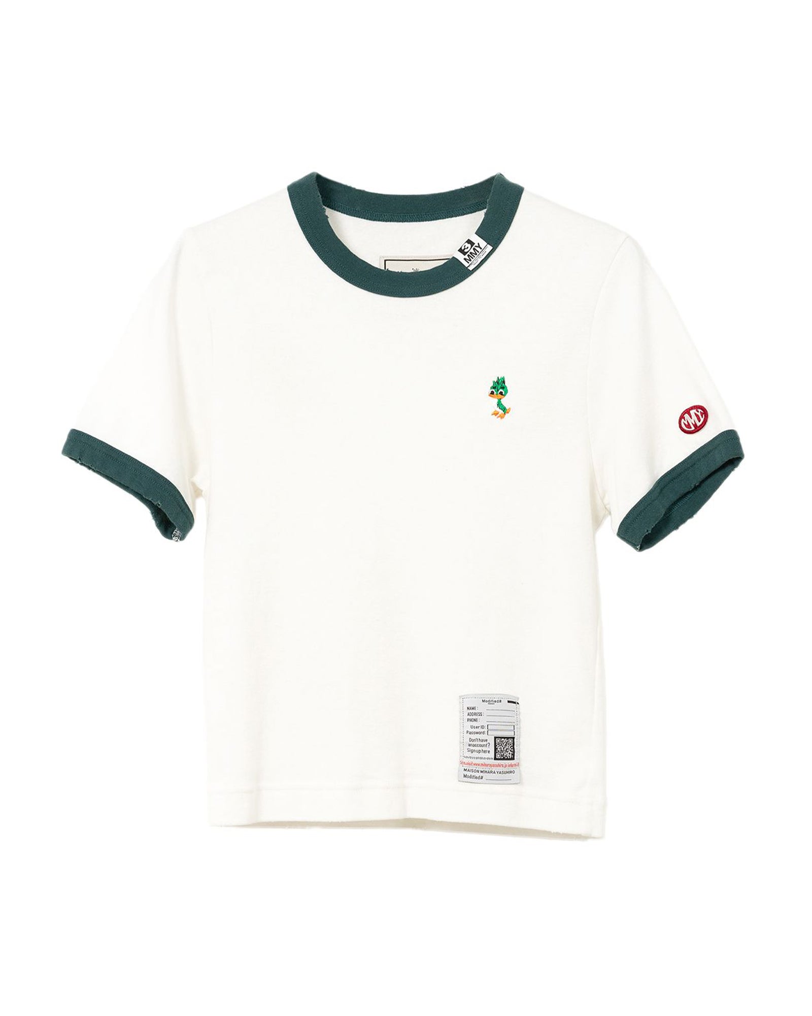 RINGER MINI TEE / WHITE