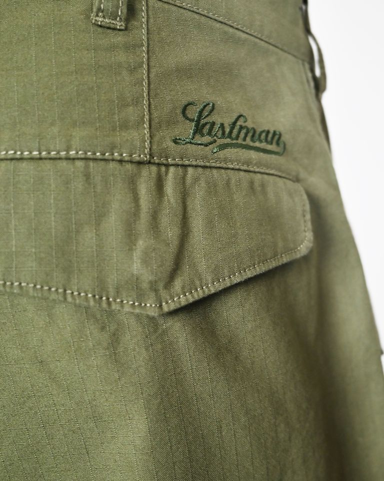 LASTMAN・ラストマン - カーゴパンツ RIPSTOP CARGO PANTS  / GREEN