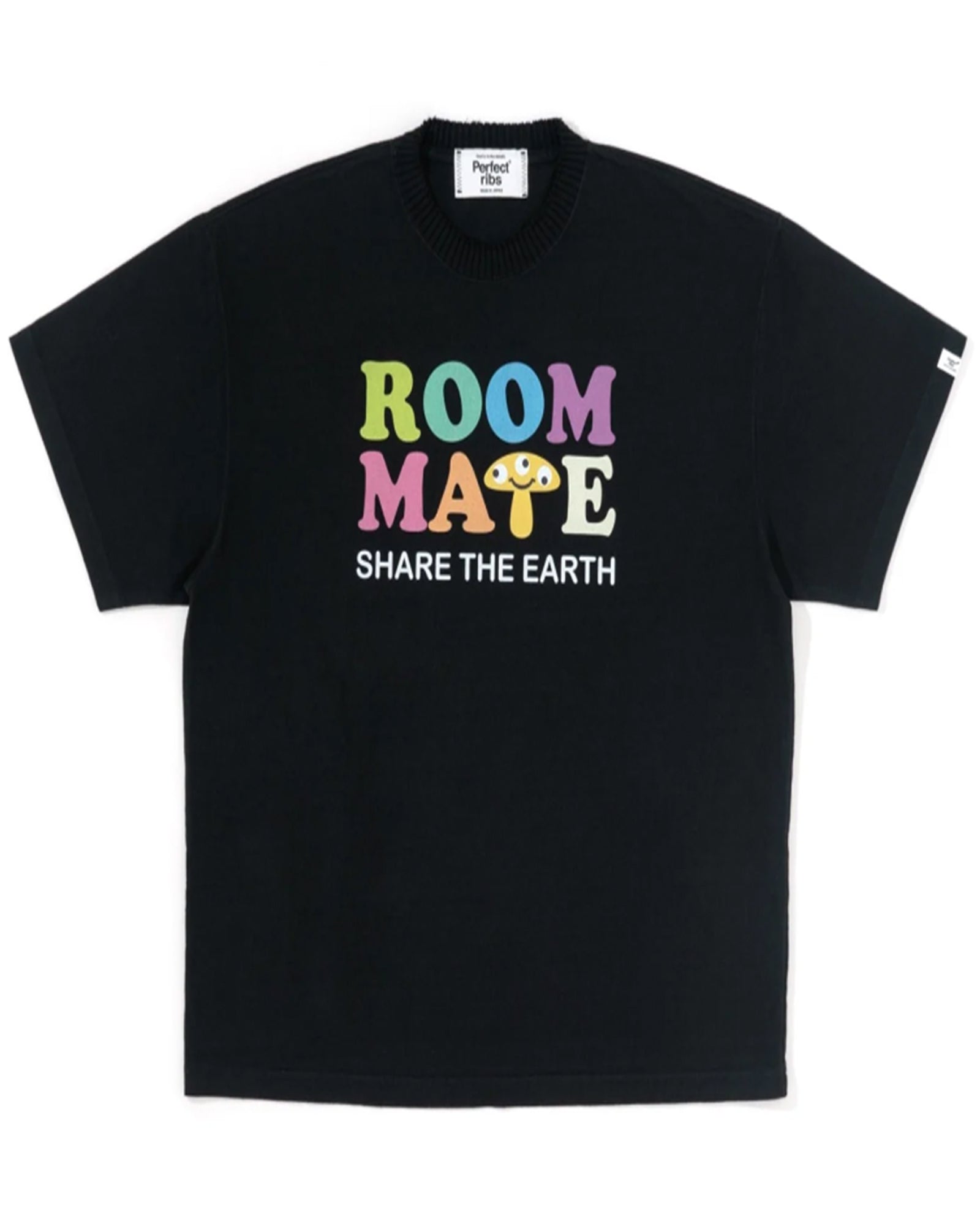 Perfectribs・パーフェクトリブズ - Tシャツ・カットソー ROOMMATE BASIC SHORT SLEEVE T-SHIRTS / BLACK