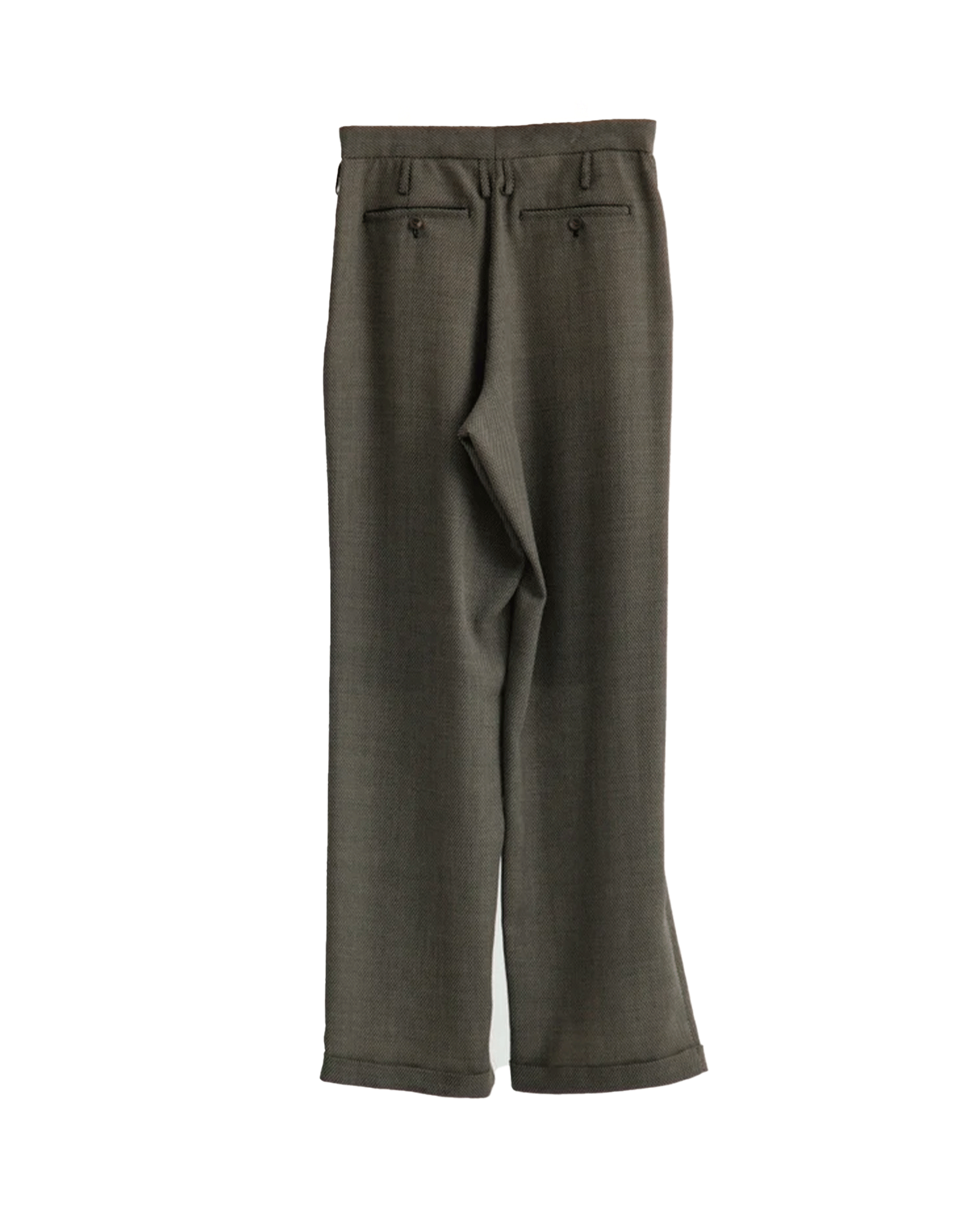 SOSHIOTSUKI・ソウシオオツキ - その他パンツ DOUBLE INVERTED TUCK TROUSERS
/ DOBBY GREY