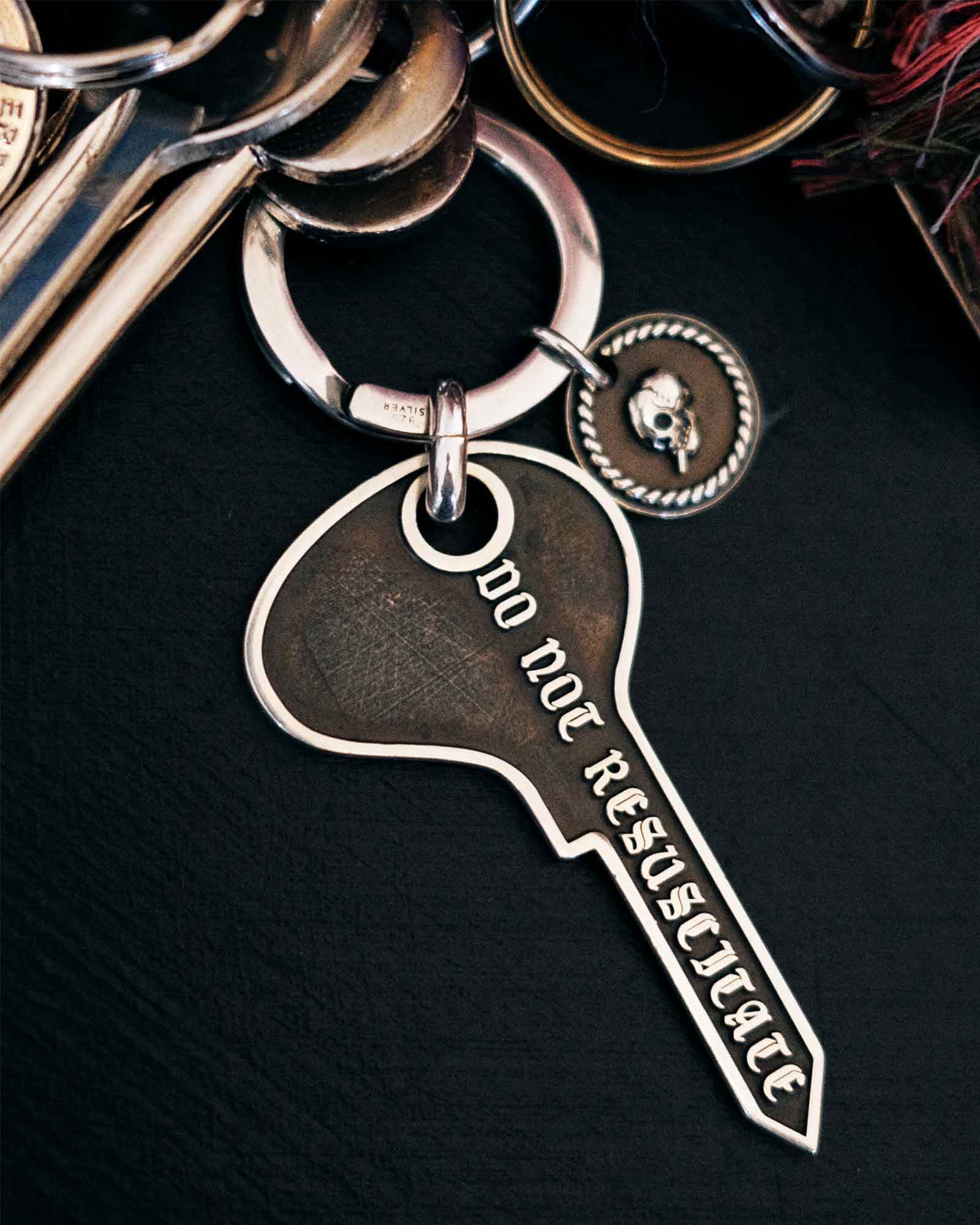©SAINT M××××××・セントマイケル - キーチェーン 251VSMN-AC03S/NH_STHD.SILVERKEYHOLDER / SILVER