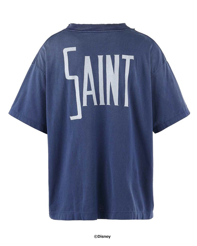 ©SAINT M××××××・セントマイケル - Tシャツ・カットソー DNF_SS TEE /FANTSIA / NAVY