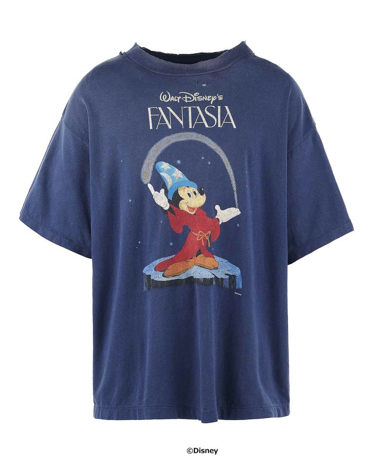 ©SAINT M××××××・セントマイケル - Tシャツ・カットソー DNF_SS TEE /FANTSIA / NAVY