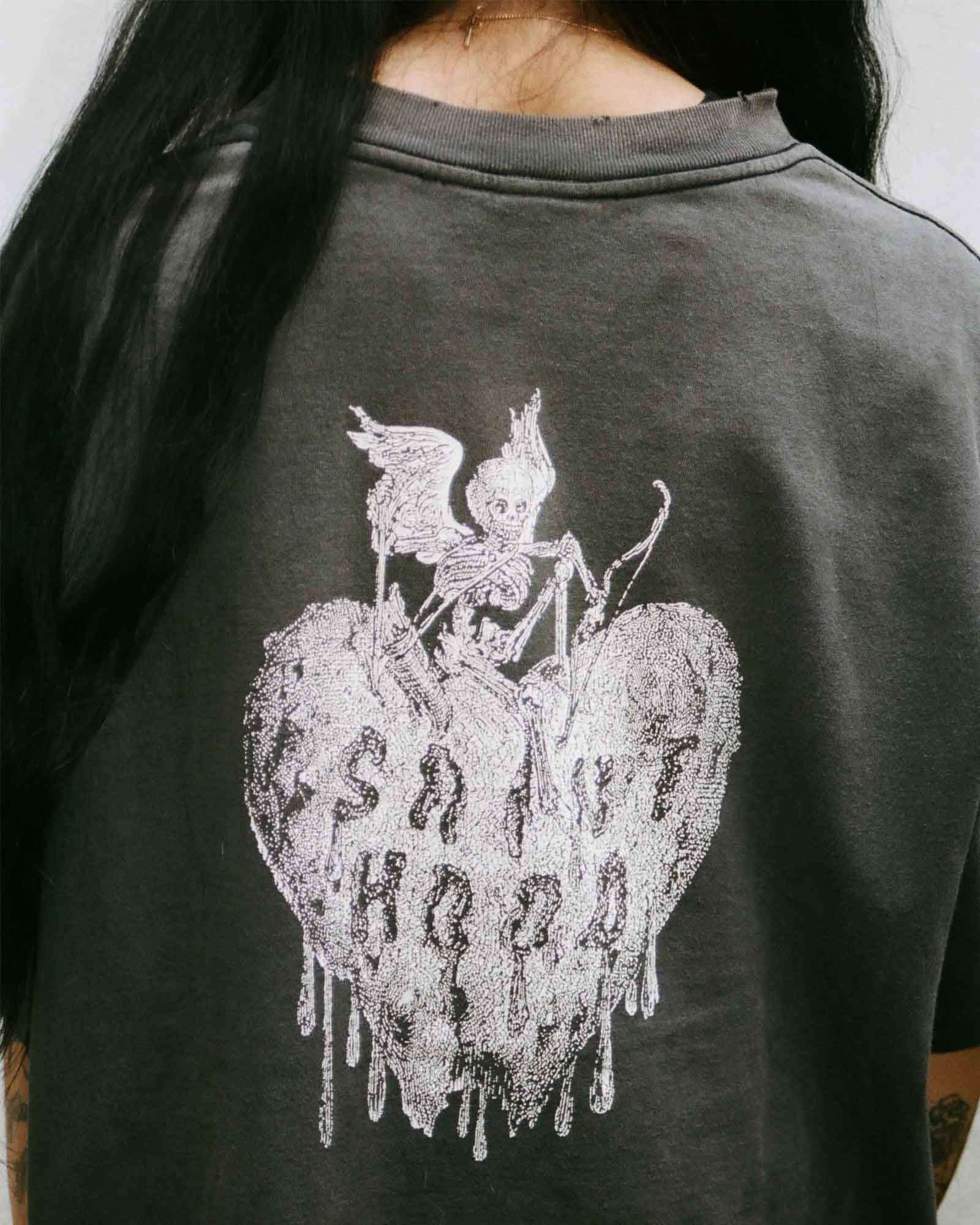 ©SAINT M××××××・セントマイケル - Tシャツ・カットソー NH_SS TEE /STHD.FEARLESS / BLACK