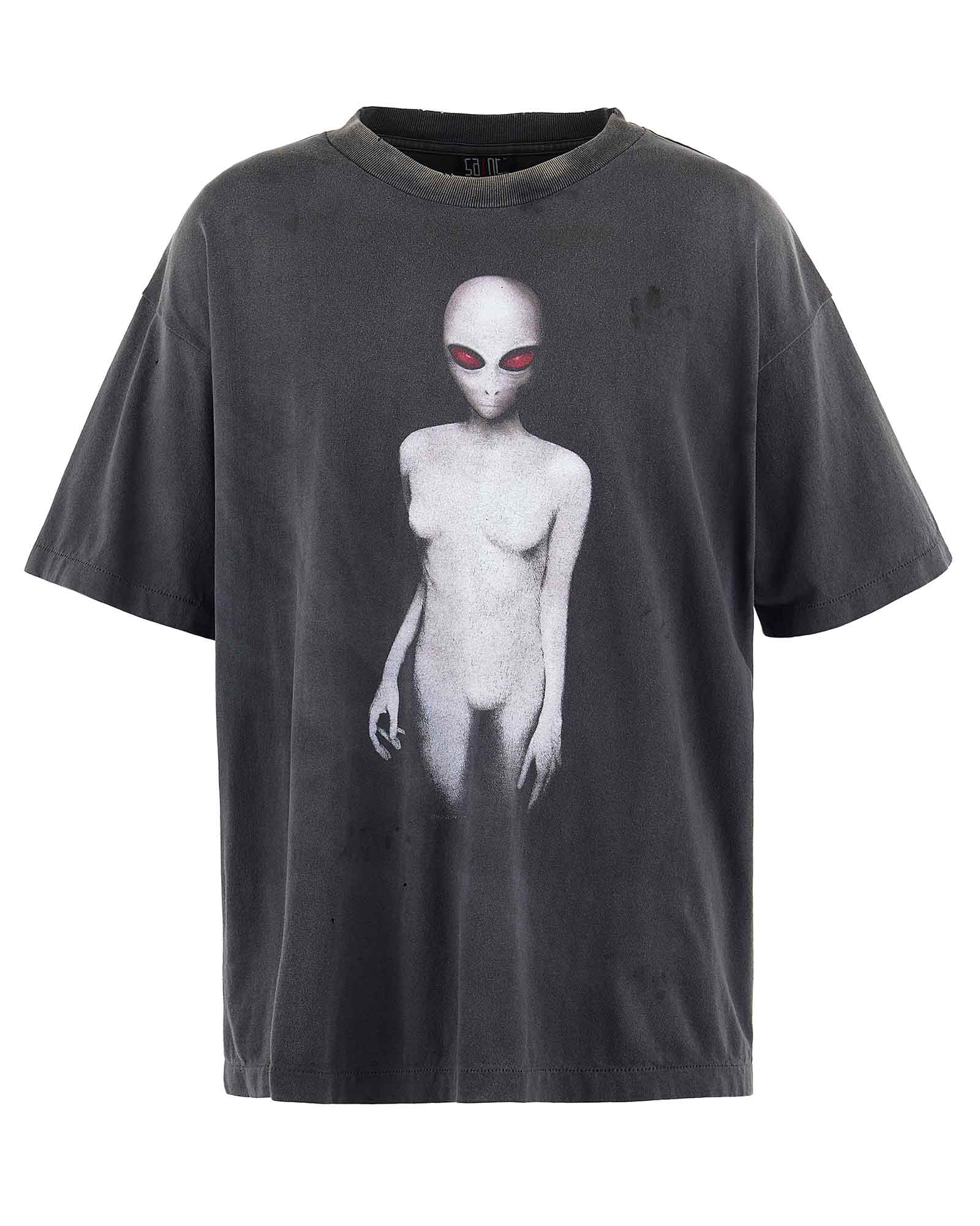 ©SAINT M××××××・セントマイケル - Tシャツ・カットソー SS TEE/ALIEN / BLACK