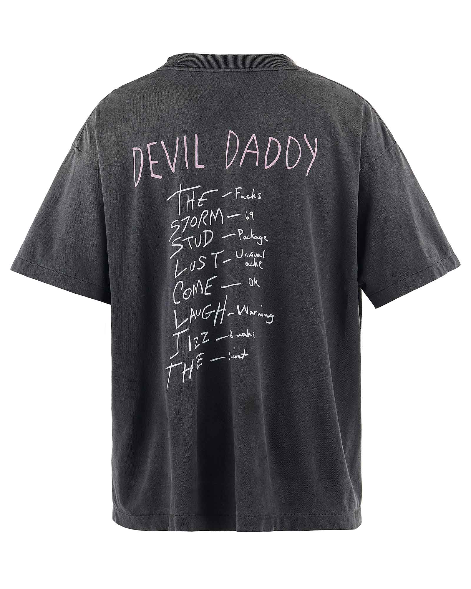 ©SAINT M××××××・セントマイケル - Tシャツ・カットソー SS TEE/DEVIL DADDY / BLACK