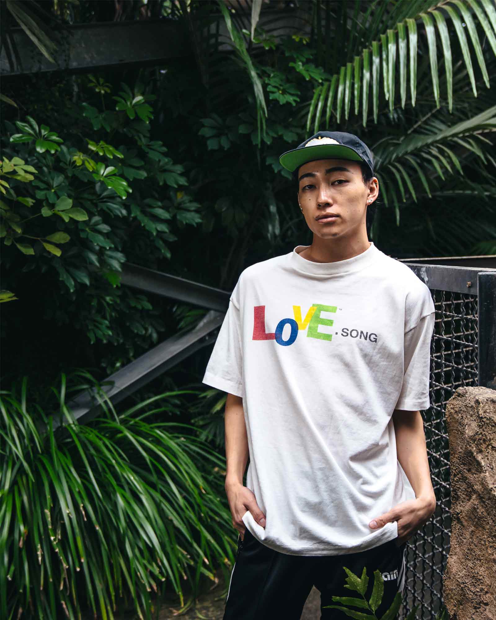 ©SAINT M××××××・セントマイケル - Tシャツ・カットソー SS TEE/LOVE SONG / WHITE