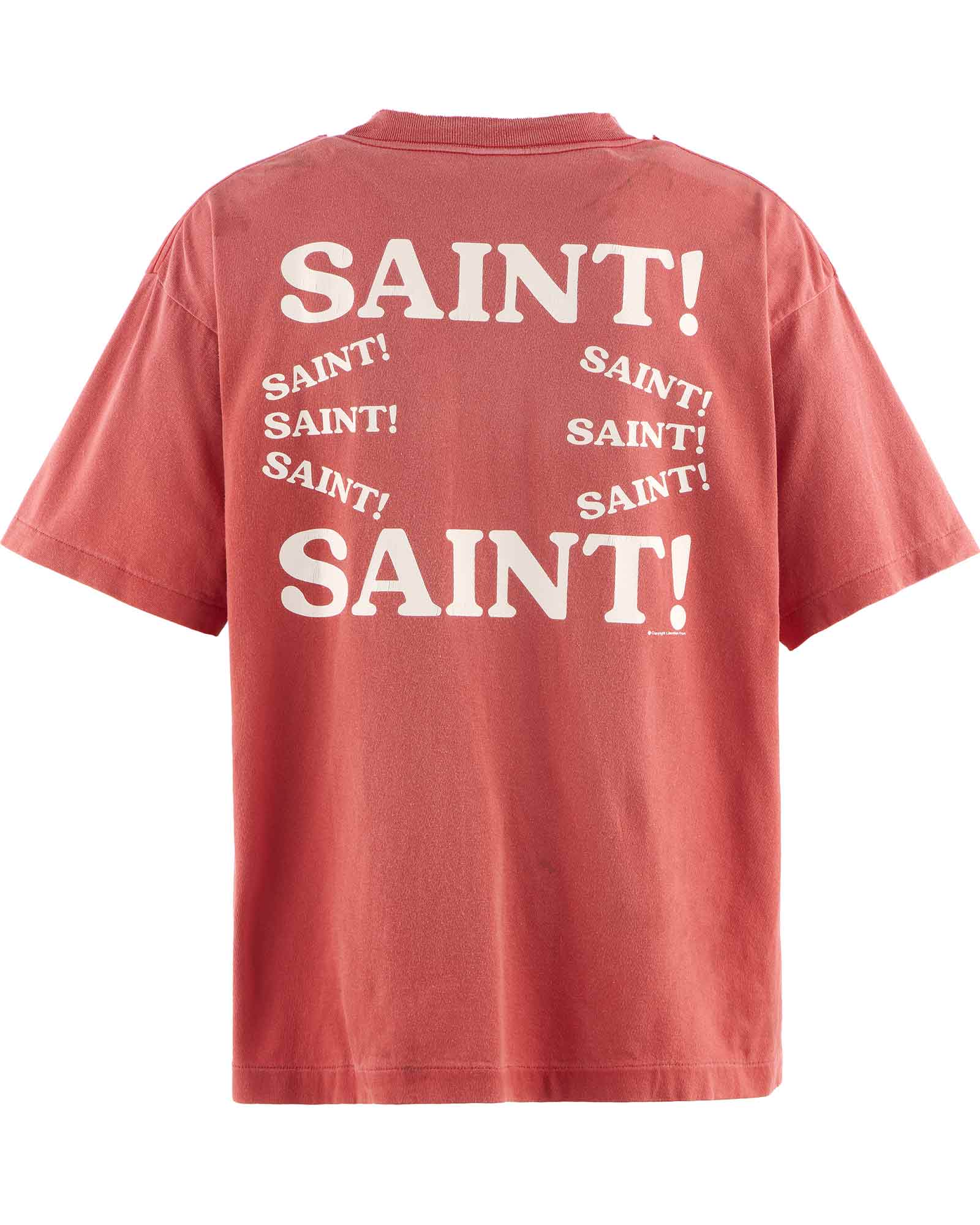 ©SAINT M××××××・セントマイケル - Tシャツ・カットソー SS TEE/SAINT / RED