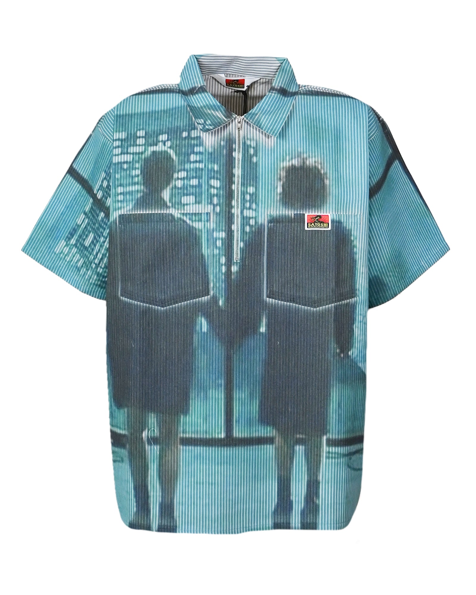WEIRD TIME SHIRT / BLUE/MULTI