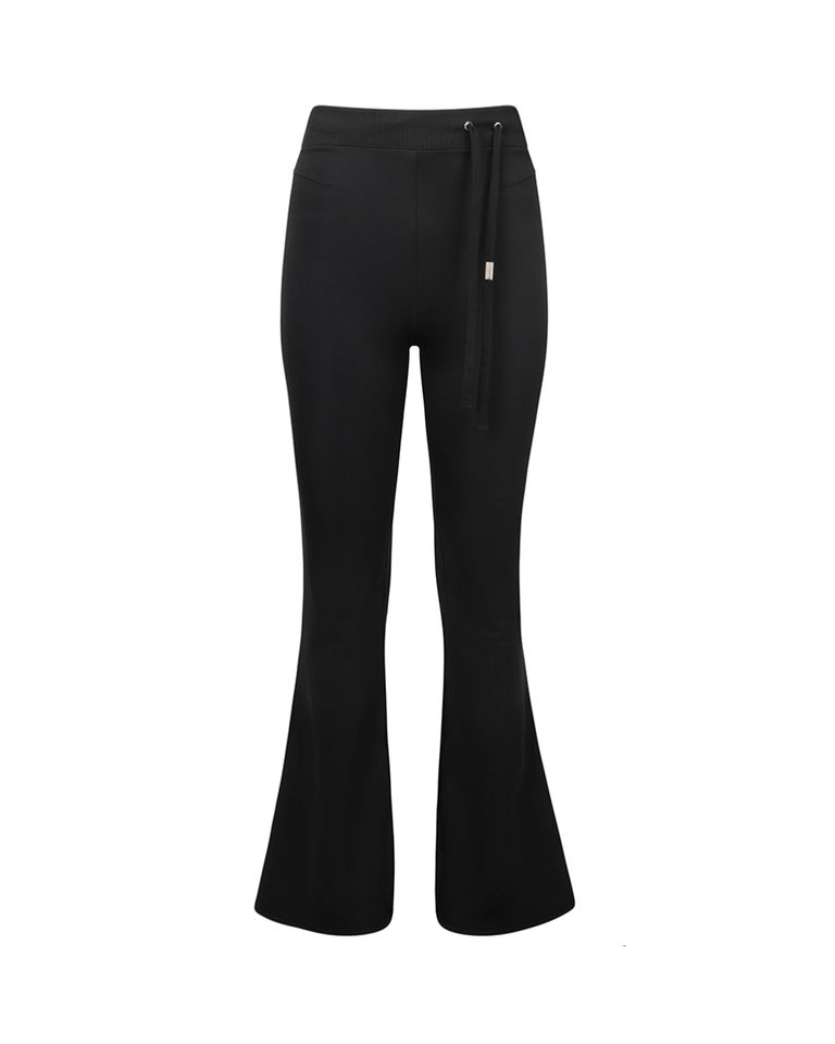 SEAM LINE BOOTCUT PANTS / BLACK