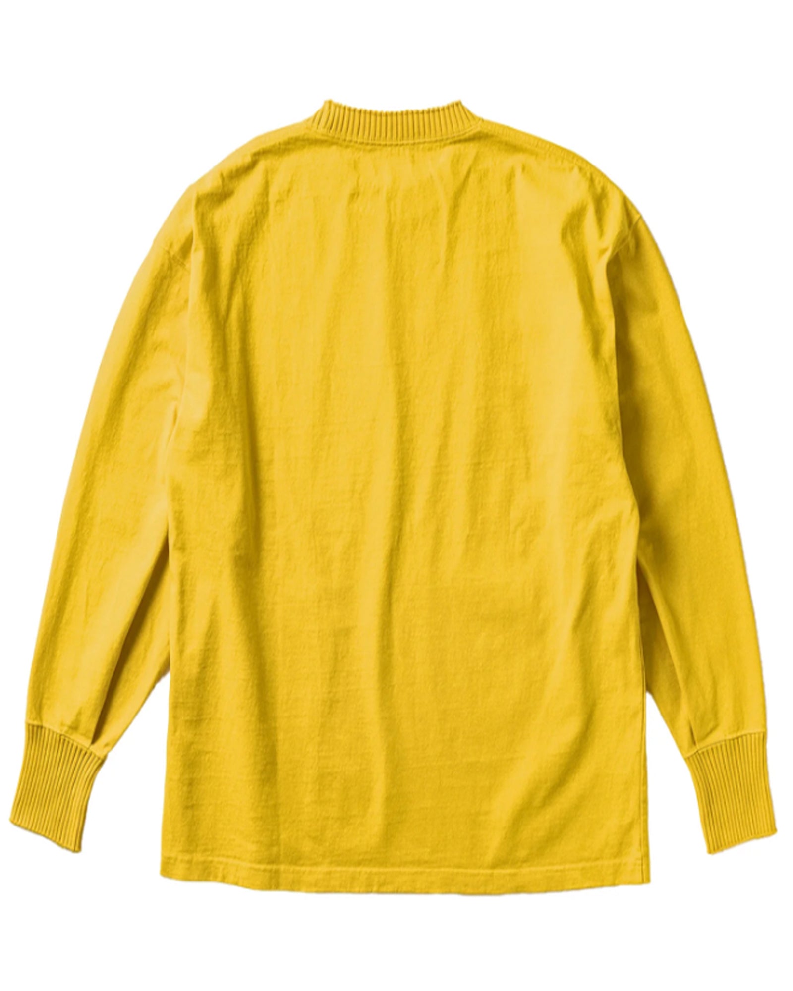 Perfectribs・perfect ribs -  SIDE SLIT LONG SLEEVE T-SHIRTS / YELLOW