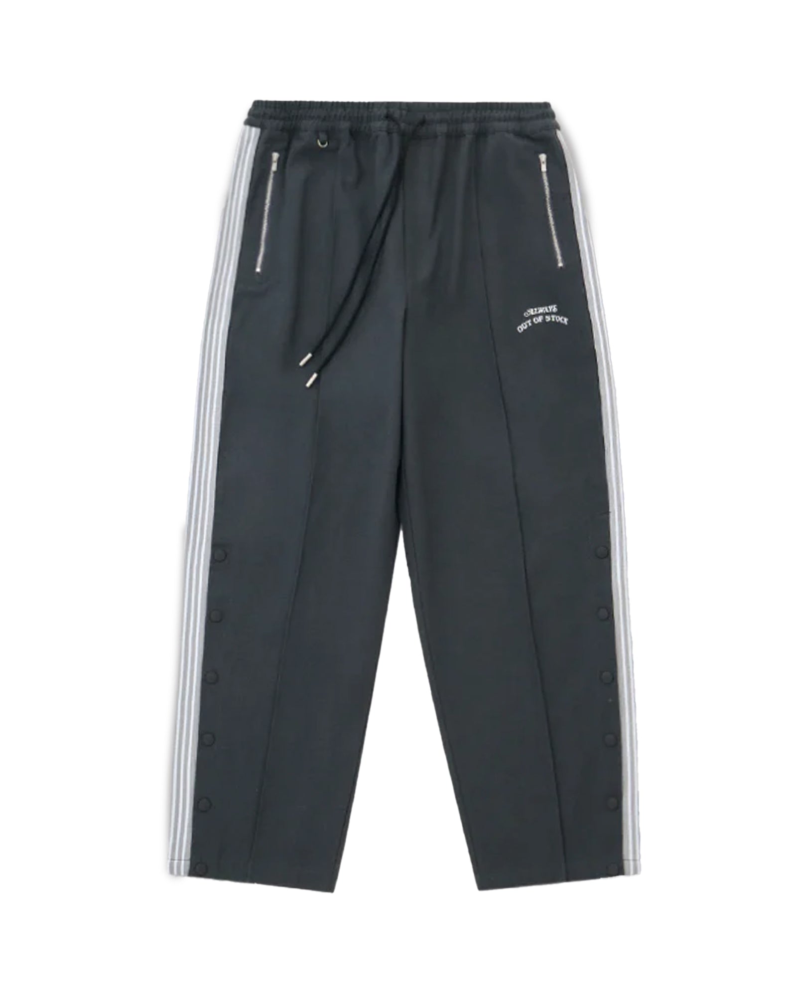 SIDE STRIPE EASY PANTS / BLACK