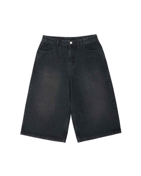 Ader Error(アーダーエラー) SIG; TRS TAG SHORT JEANS / BLACK