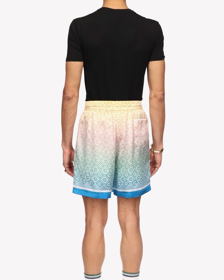 CASABLANCA・カサブランカ - ハーフ・ショートパンツ SILK SHORTS WITH DRAWSTRINGS / MULIT