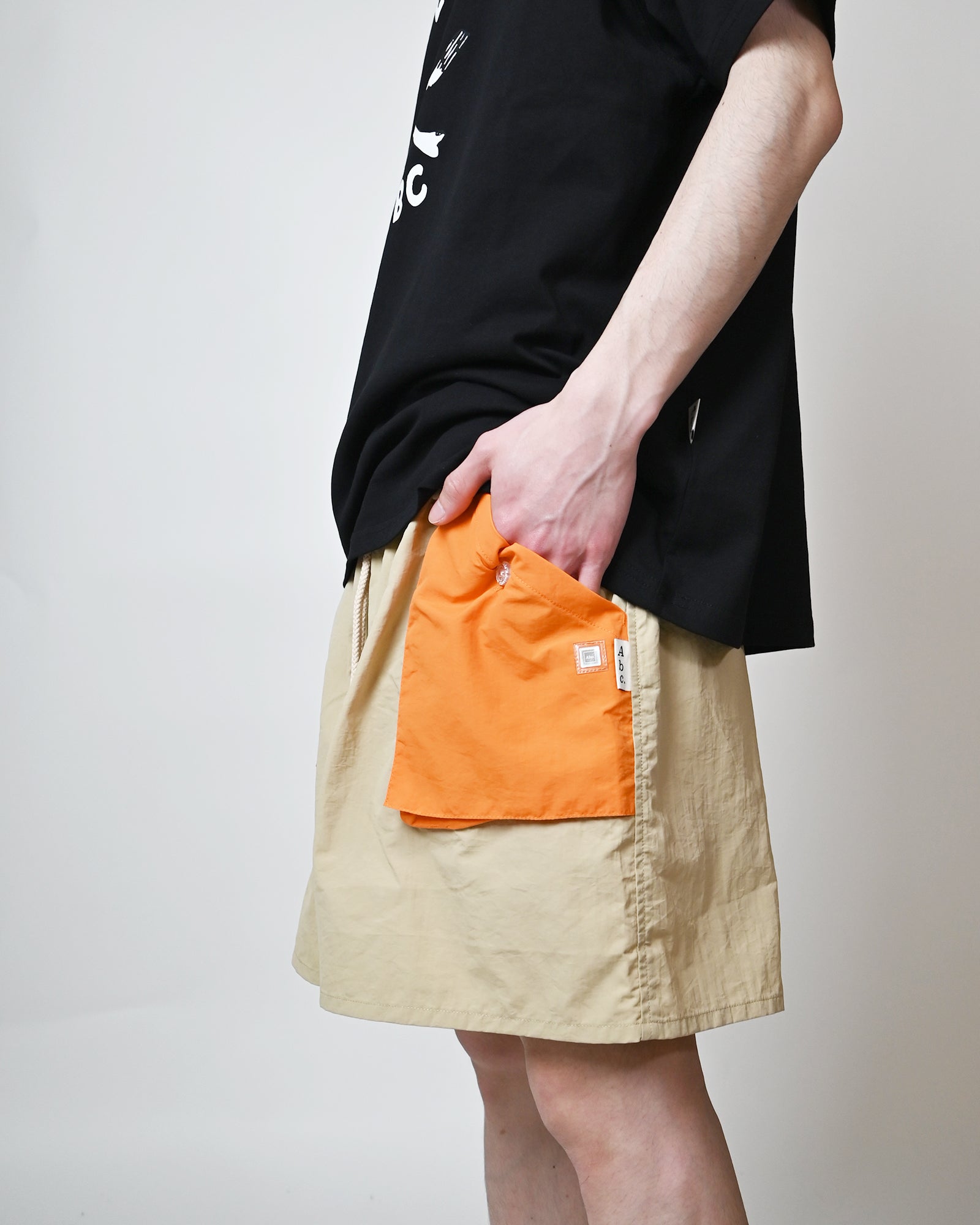 Advisory Board Crystals・アドバイザリー・ボード・クリスタルズ - ハーフ・ショートパンツ SILVERLAKE RESERVOIR SWIM SHORTS / ORANGE