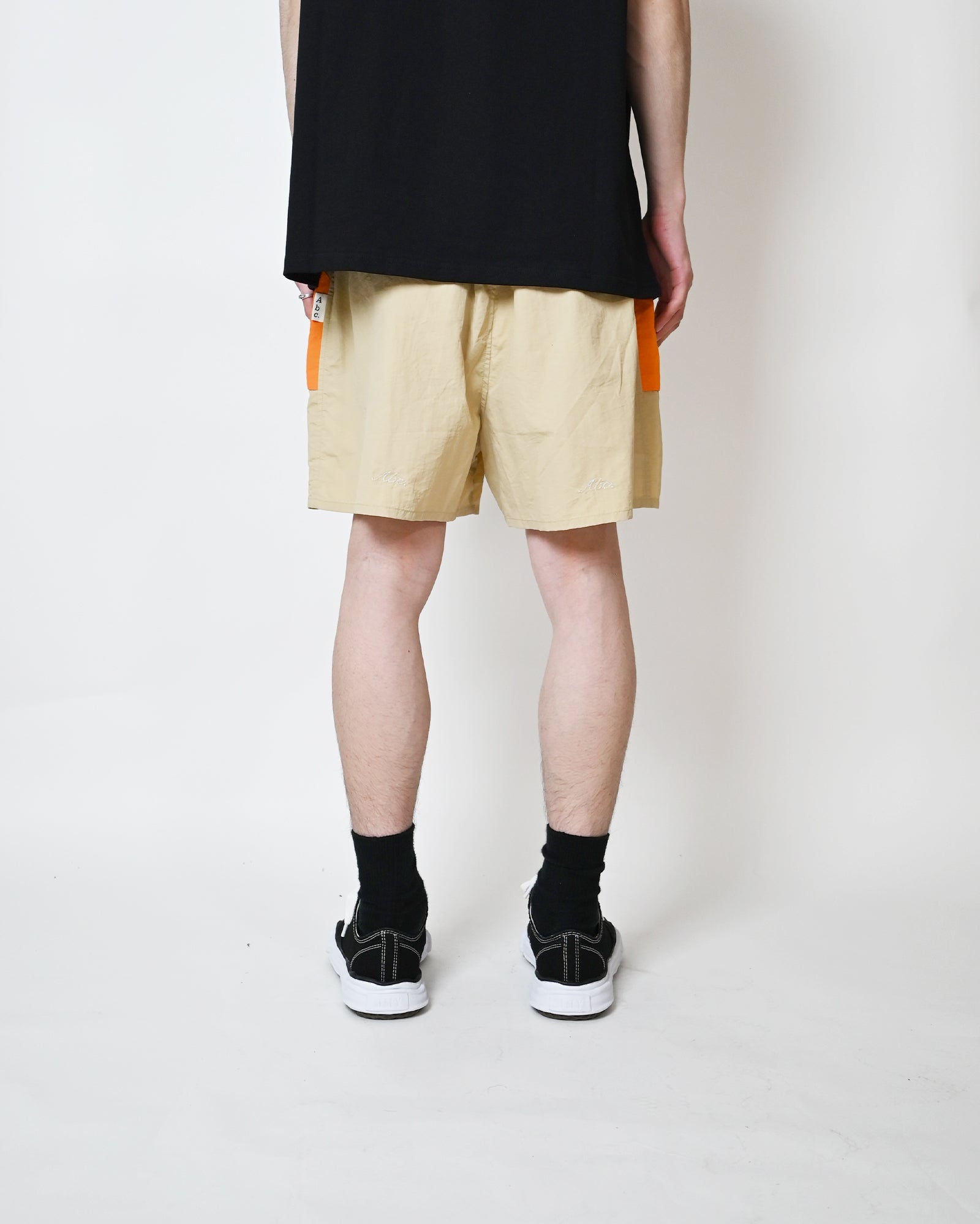 Advisory Board Crystals・アドバイザリー・ボード・クリスタルズ - ハーフ・ショートパンツ SILVERLAKE RESERVOIR SWIM SHORTS / ORANGE