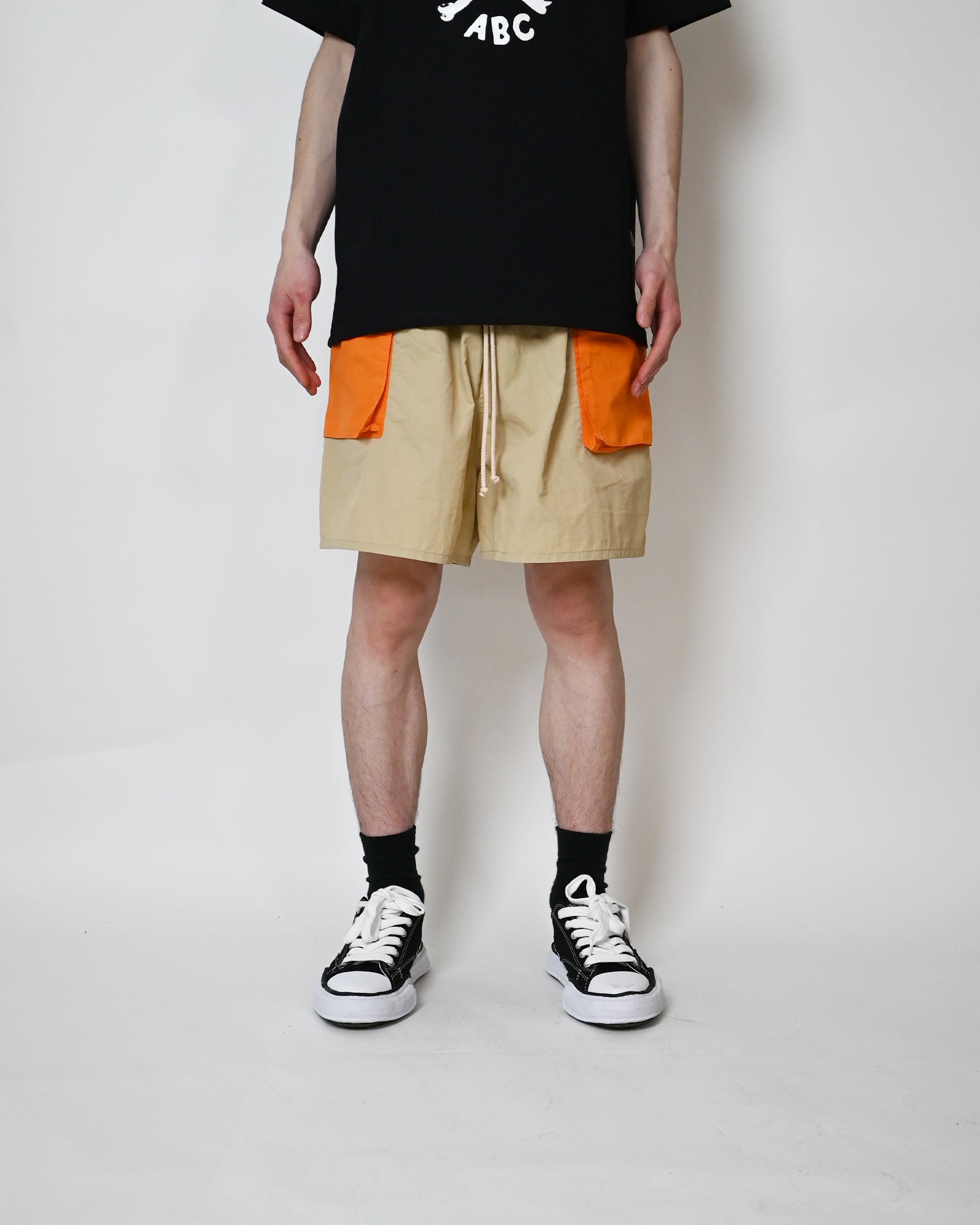 Advisory Board Crystals・アドバイザリー・ボード・クリスタルズ - ハーフ・ショートパンツ SILVERLAKE RESERVOIR SWIM SHORTS / ORANGE