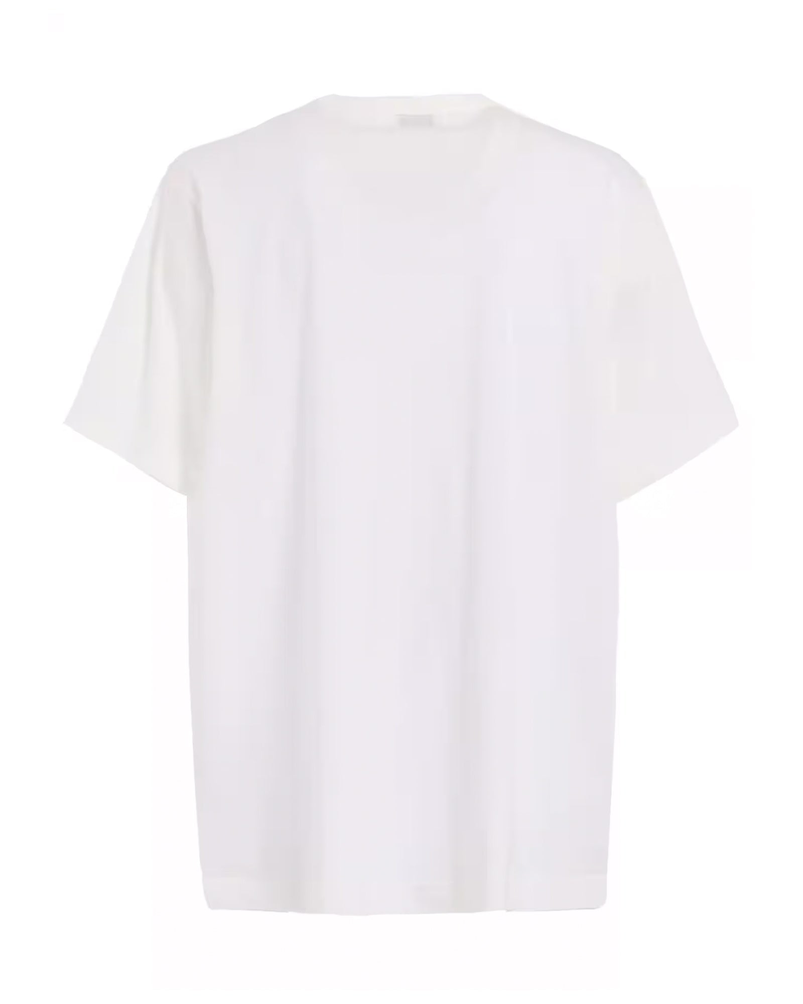 Yohji Yamamoto × SINGLE JERSEY PRINT HALF SLEEVE A / WHITE