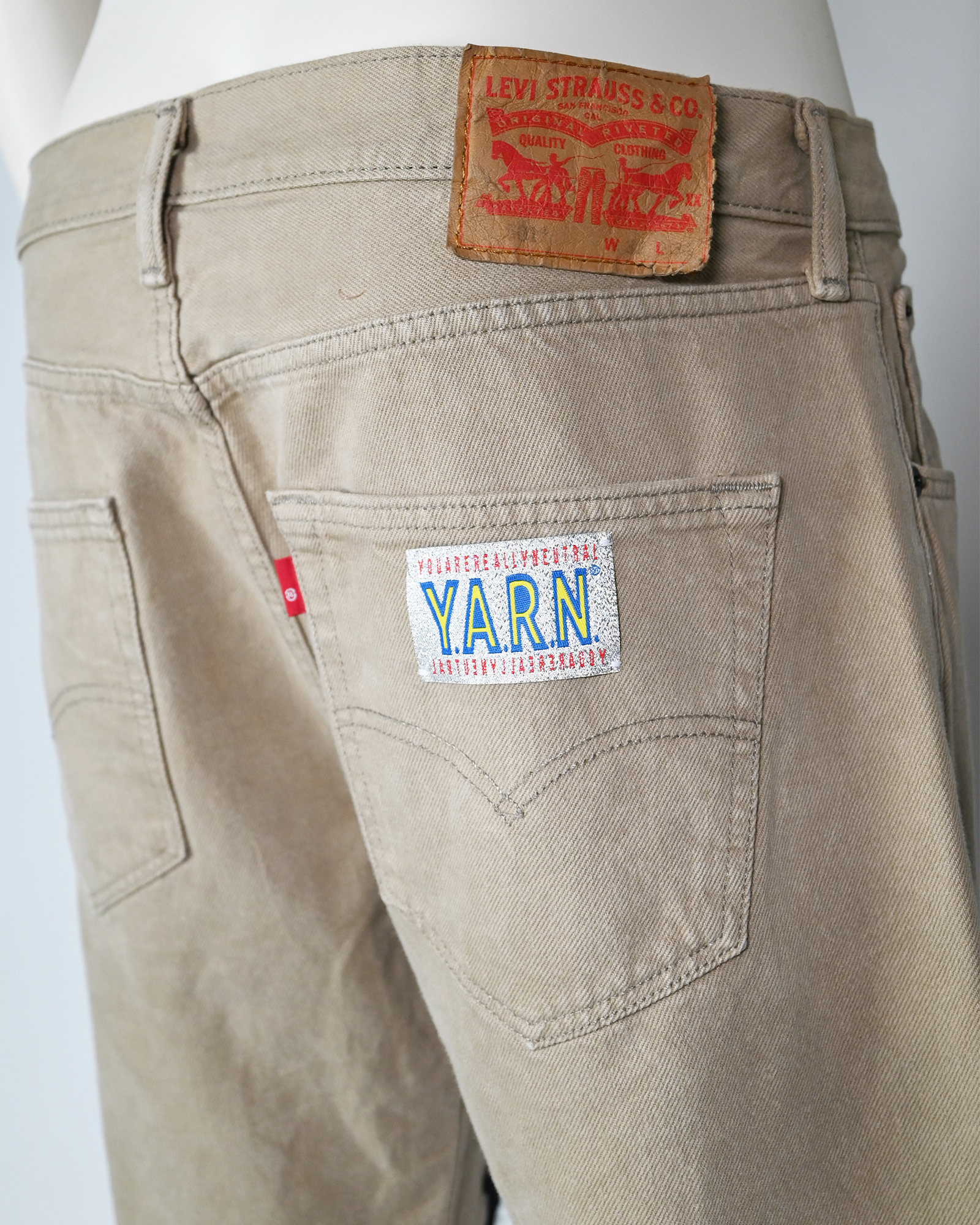 Y.A.R.N.・ヤーン - デニムパンツ Y.A.R.N. SHULL DENIM-1 / MULTI